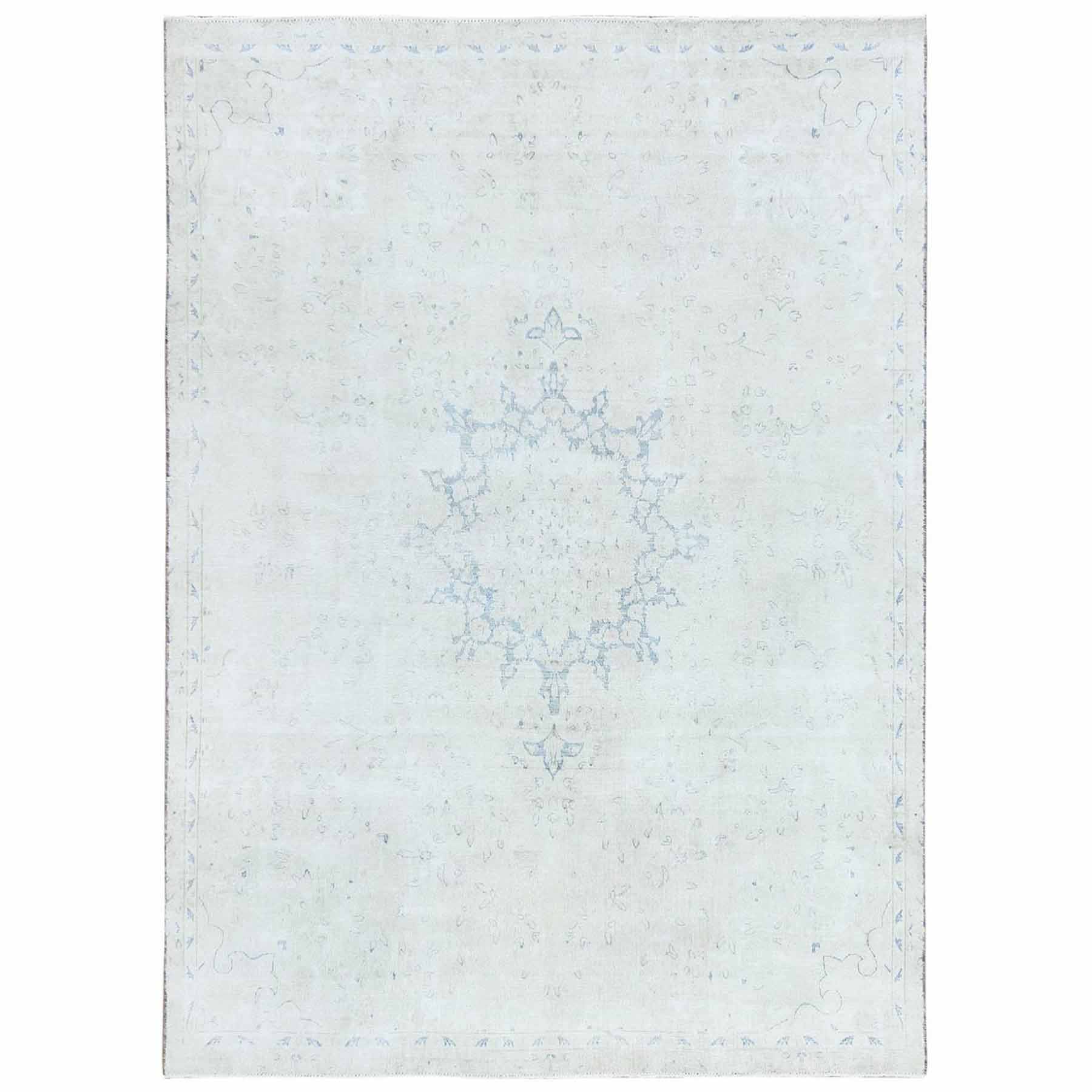 Overdyed-Vintage-Hand-Knotted-Rug-408160