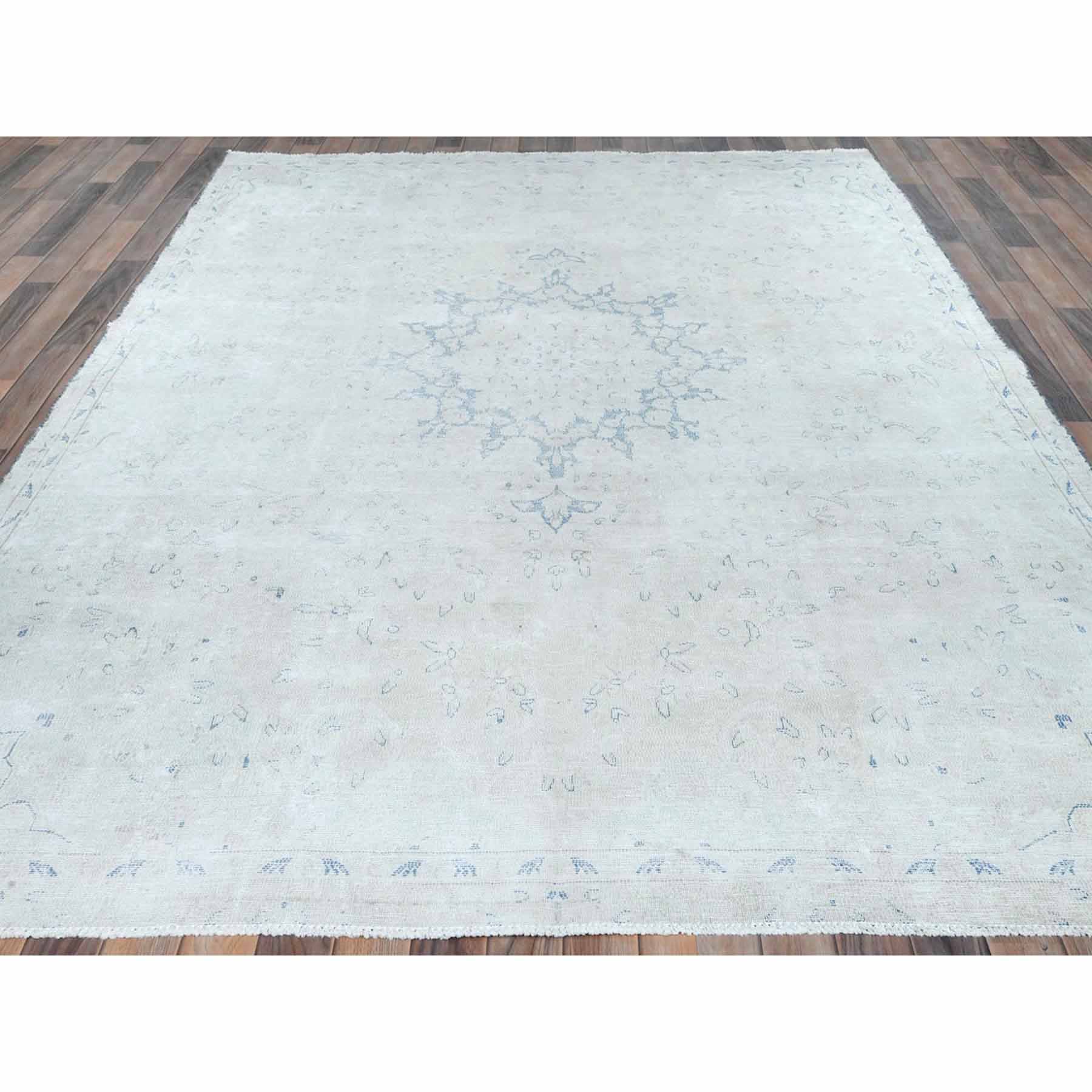 Overdyed-Vintage-Hand-Knotted-Rug-408160