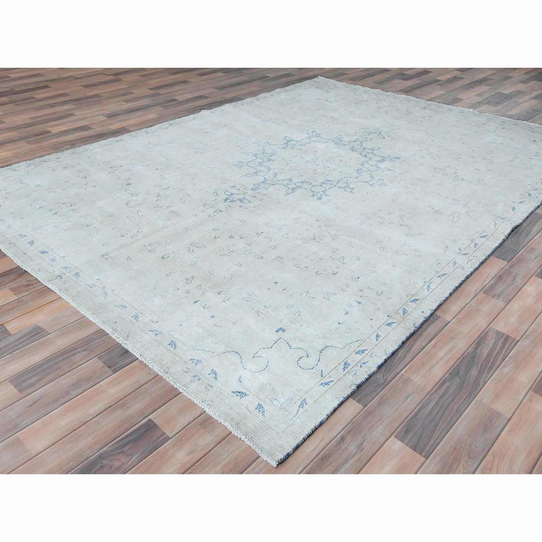 Overdyed-Vintage-Hand-Knotted-Rug-408160
