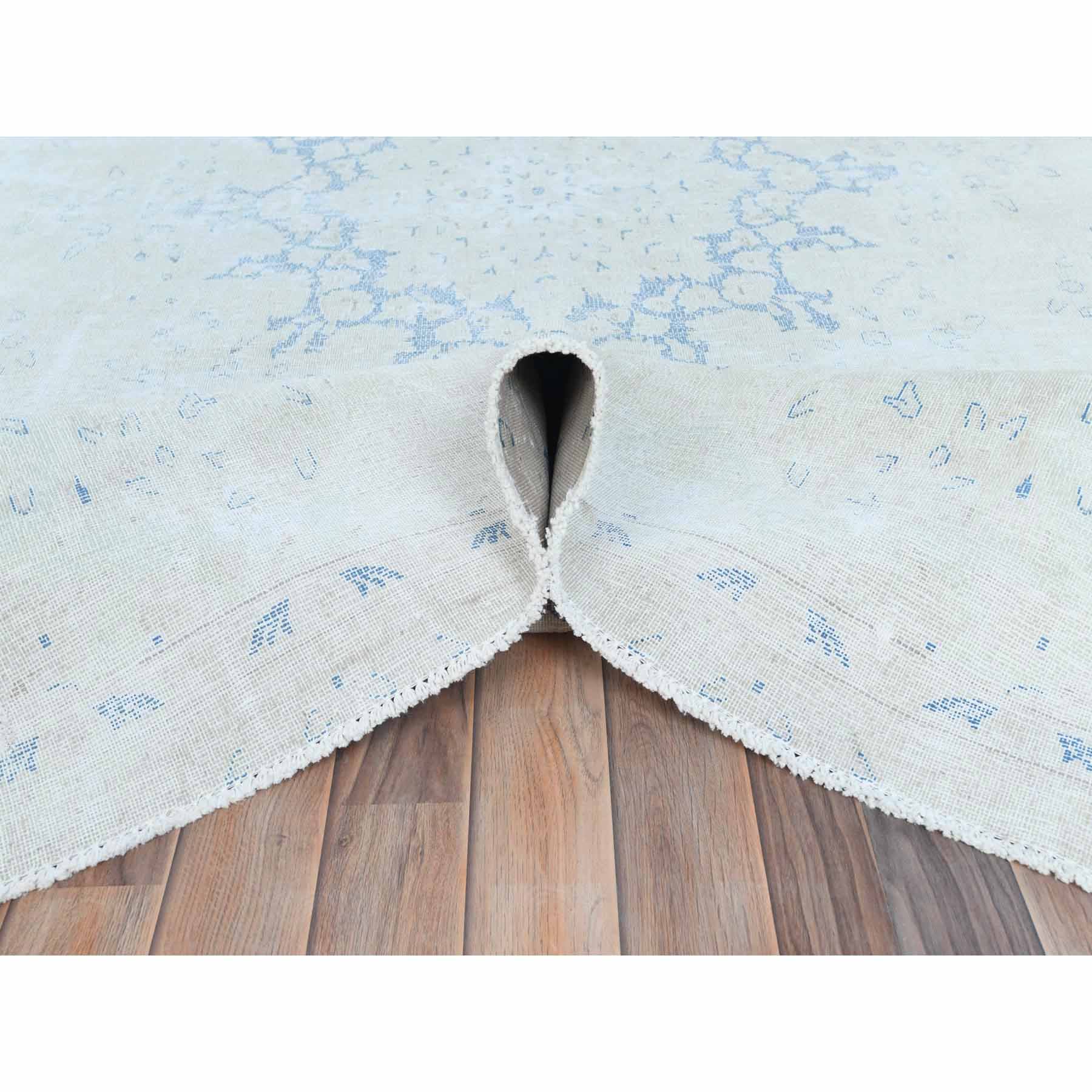 Overdyed-Vintage-Hand-Knotted-Rug-408160