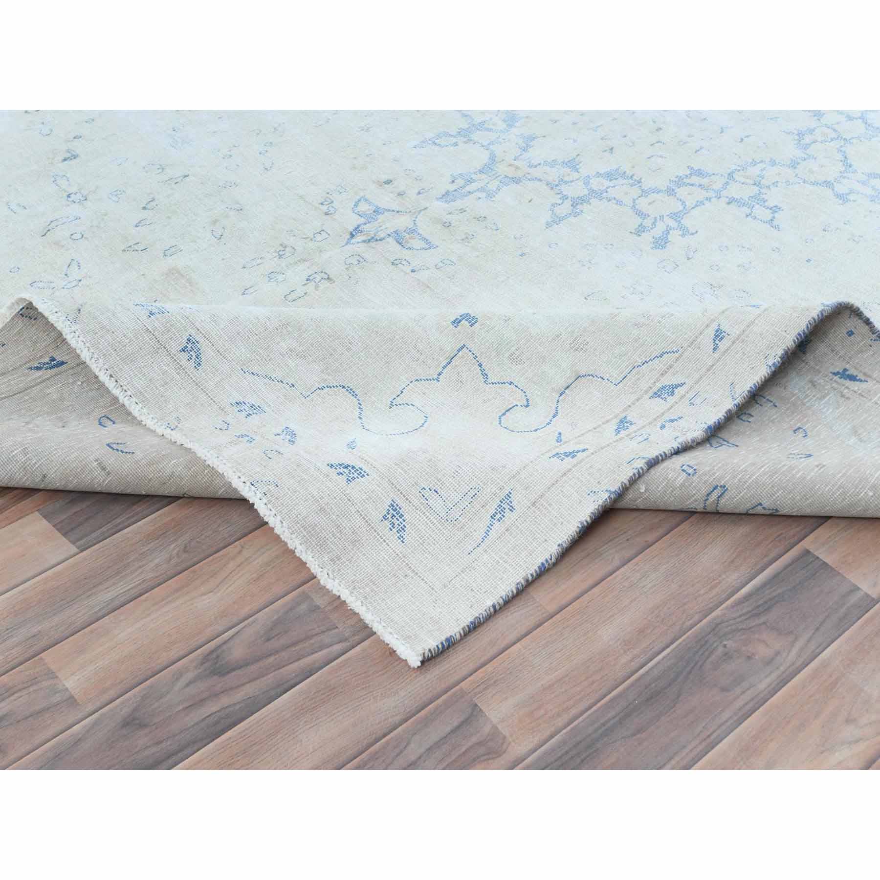 Overdyed-Vintage-Hand-Knotted-Rug-408160