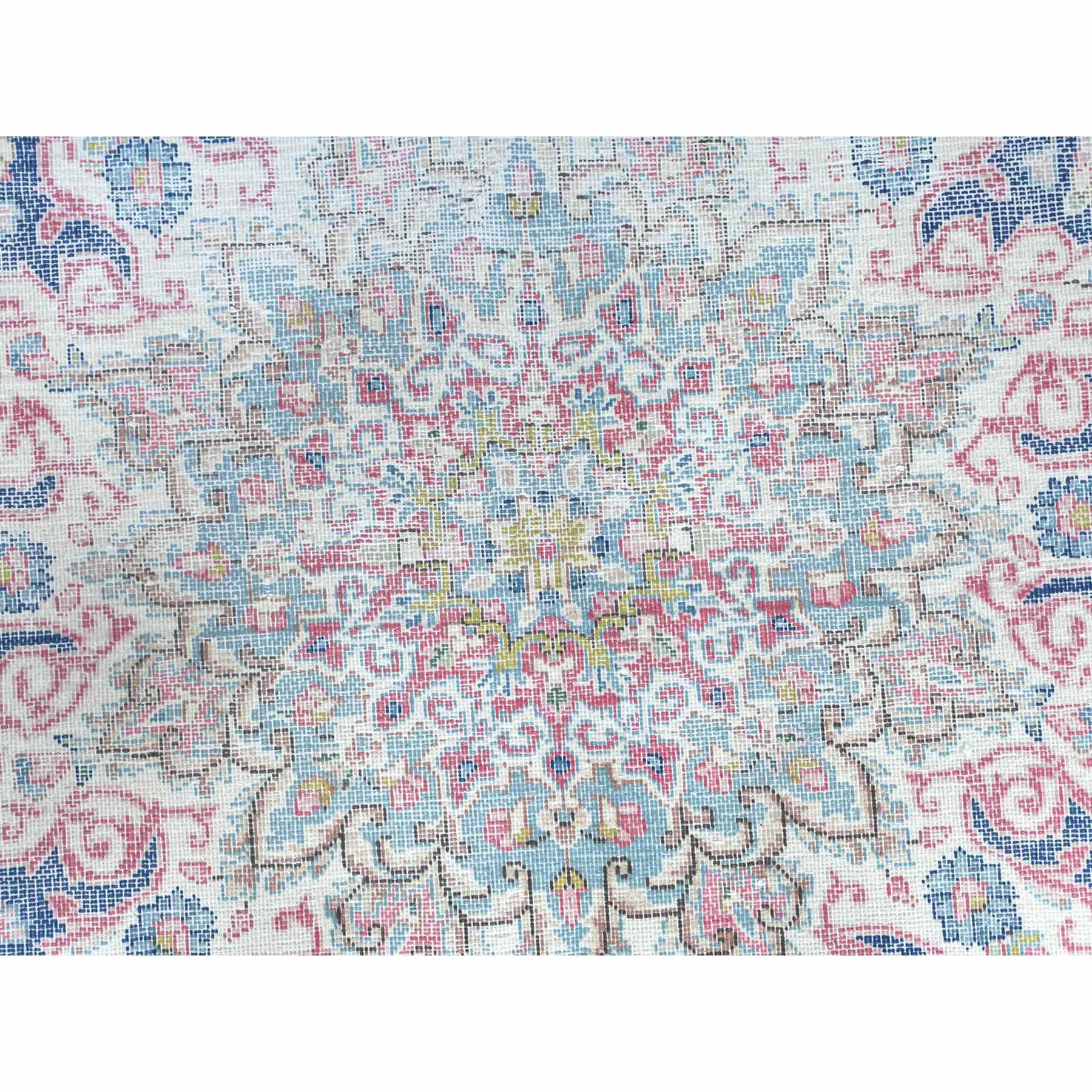 Overdyed-Vintage-Hand-Knotted-Rug-408170