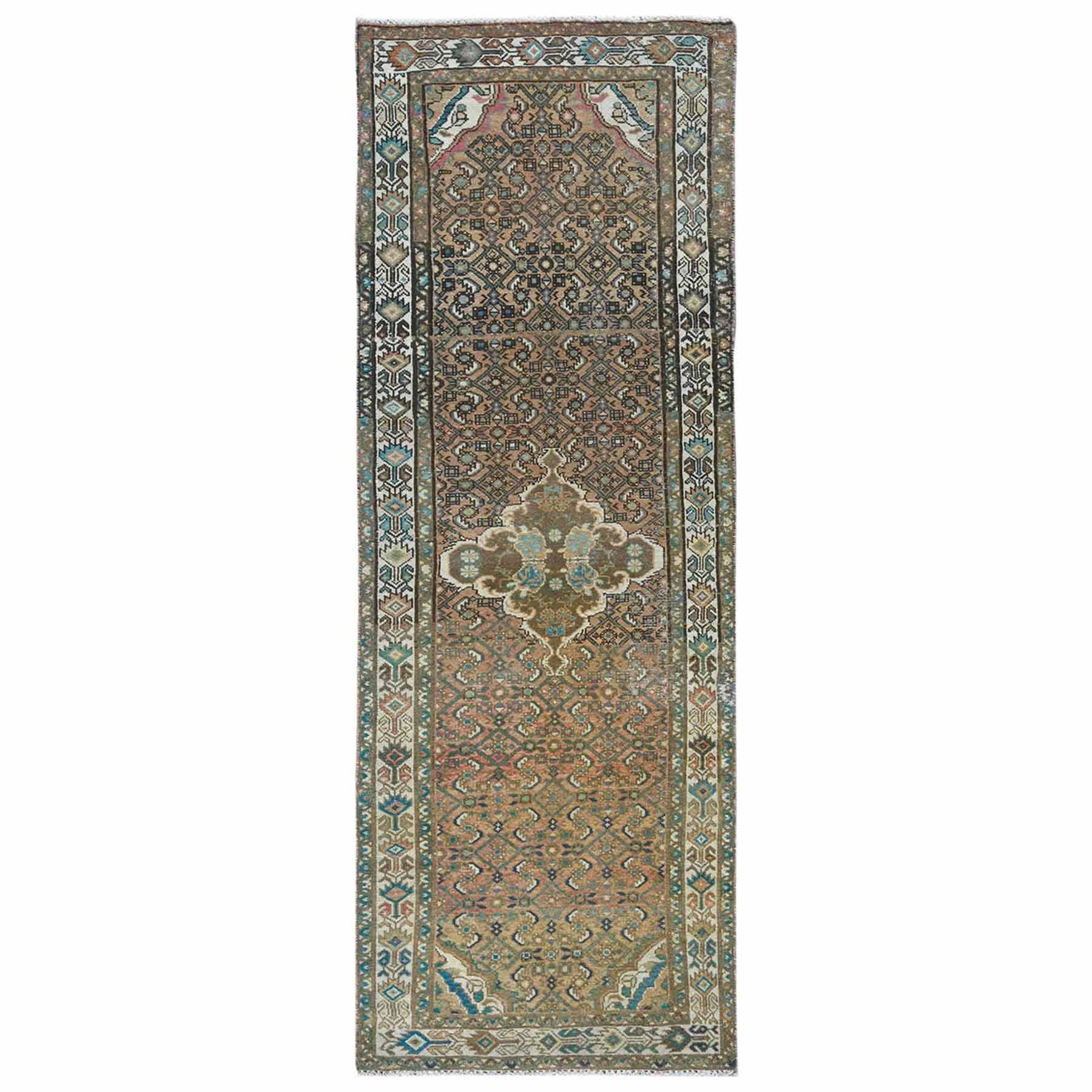 Overdyed-Vintage-Hand-Knotted-Rug-408190