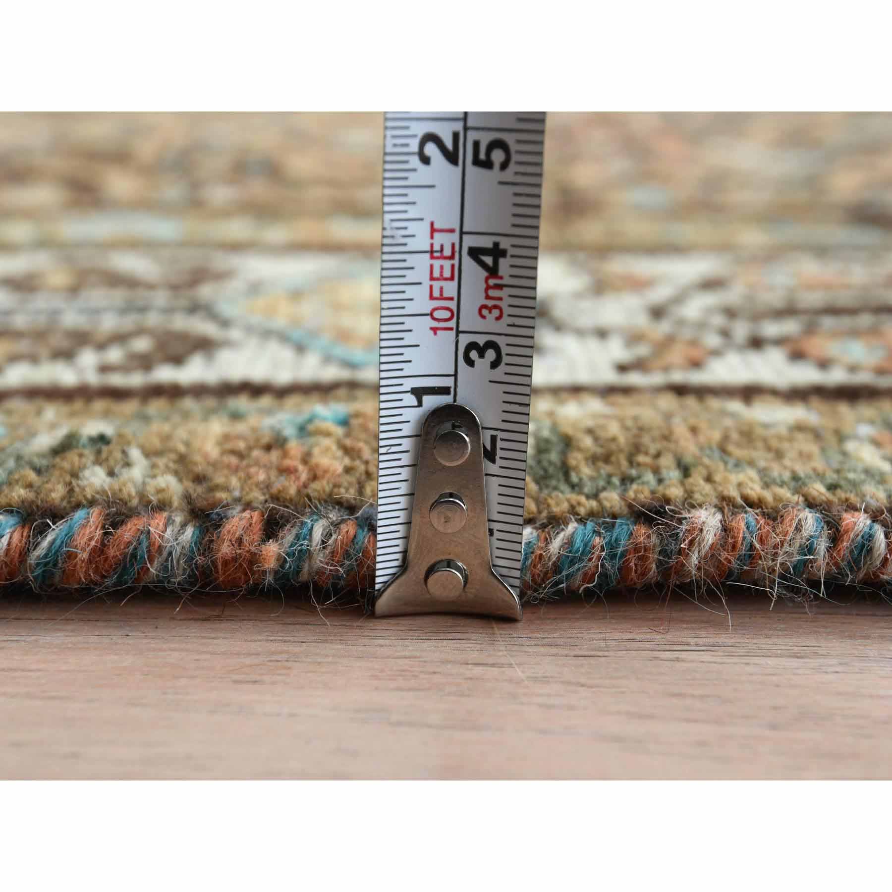 Overdyed-Vintage-Hand-Knotted-Rug-408190
