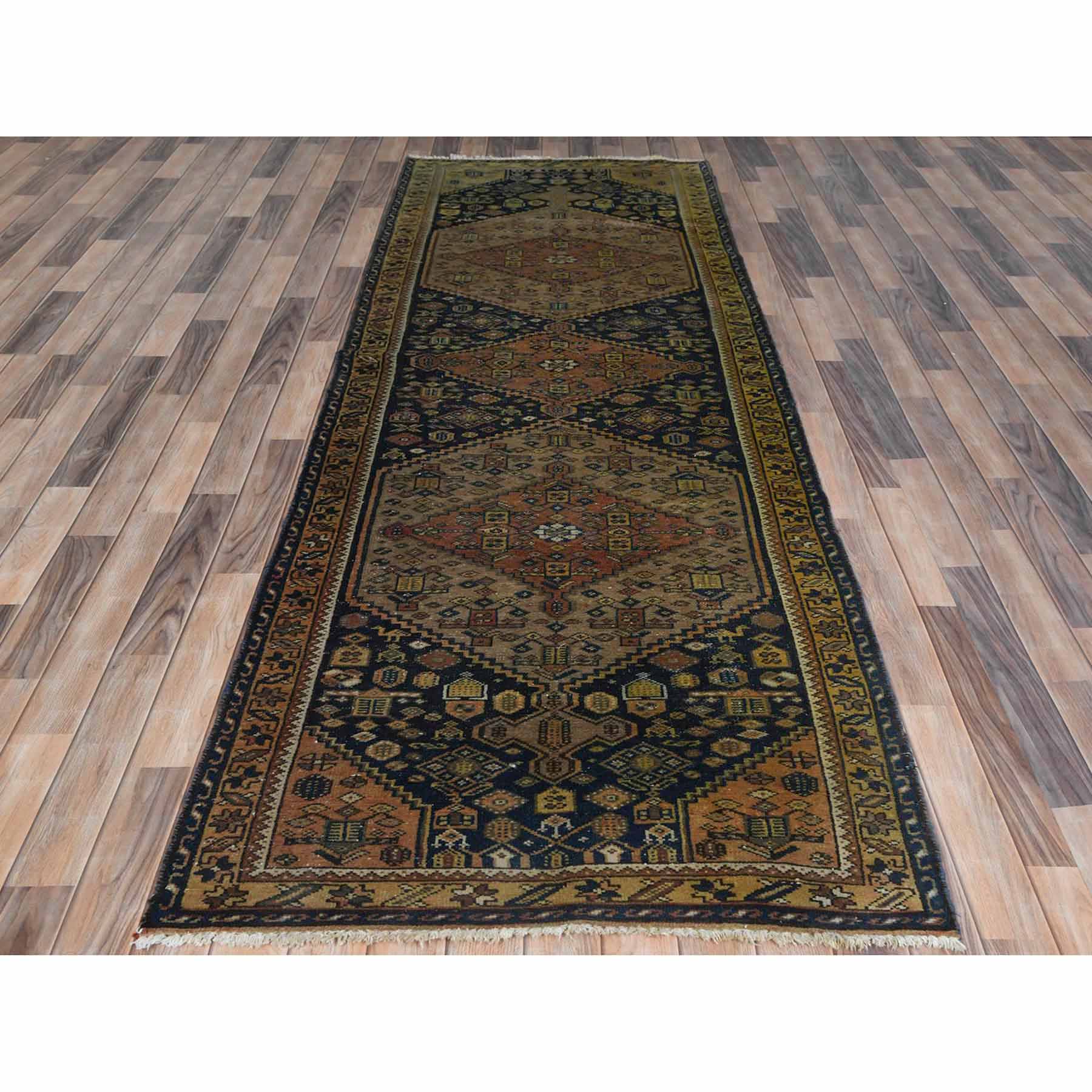 Overdyed-Vintage-Hand-Knotted-Rug-408200
