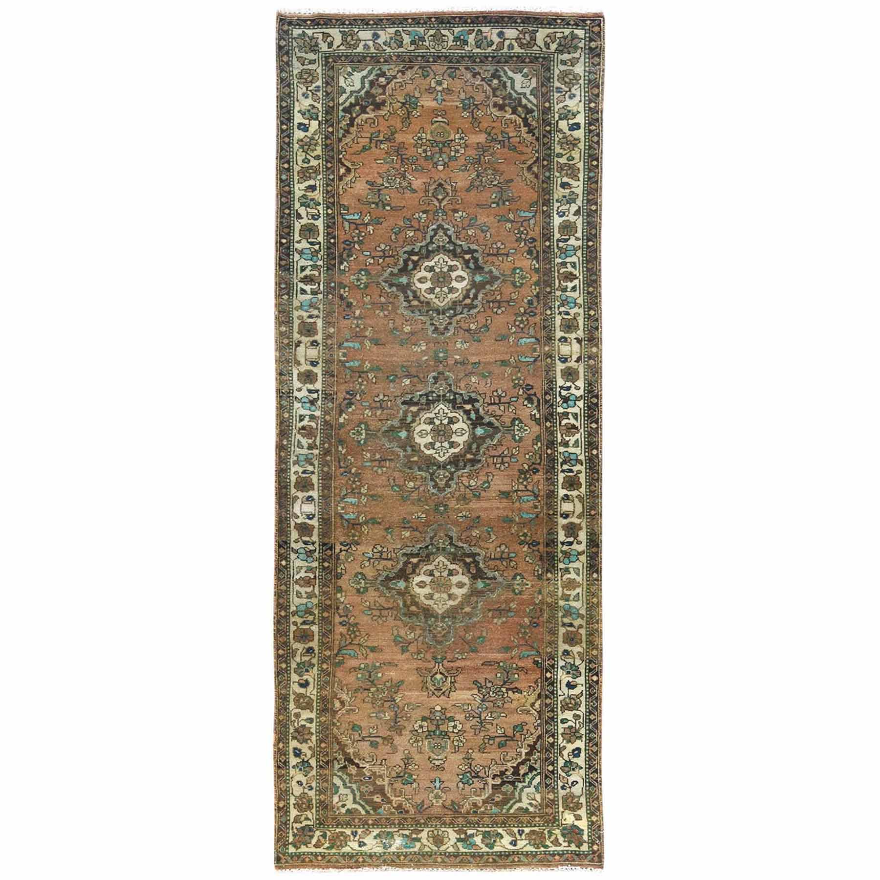 Overdyed-Vintage-Hand-Knotted-Rug-408245