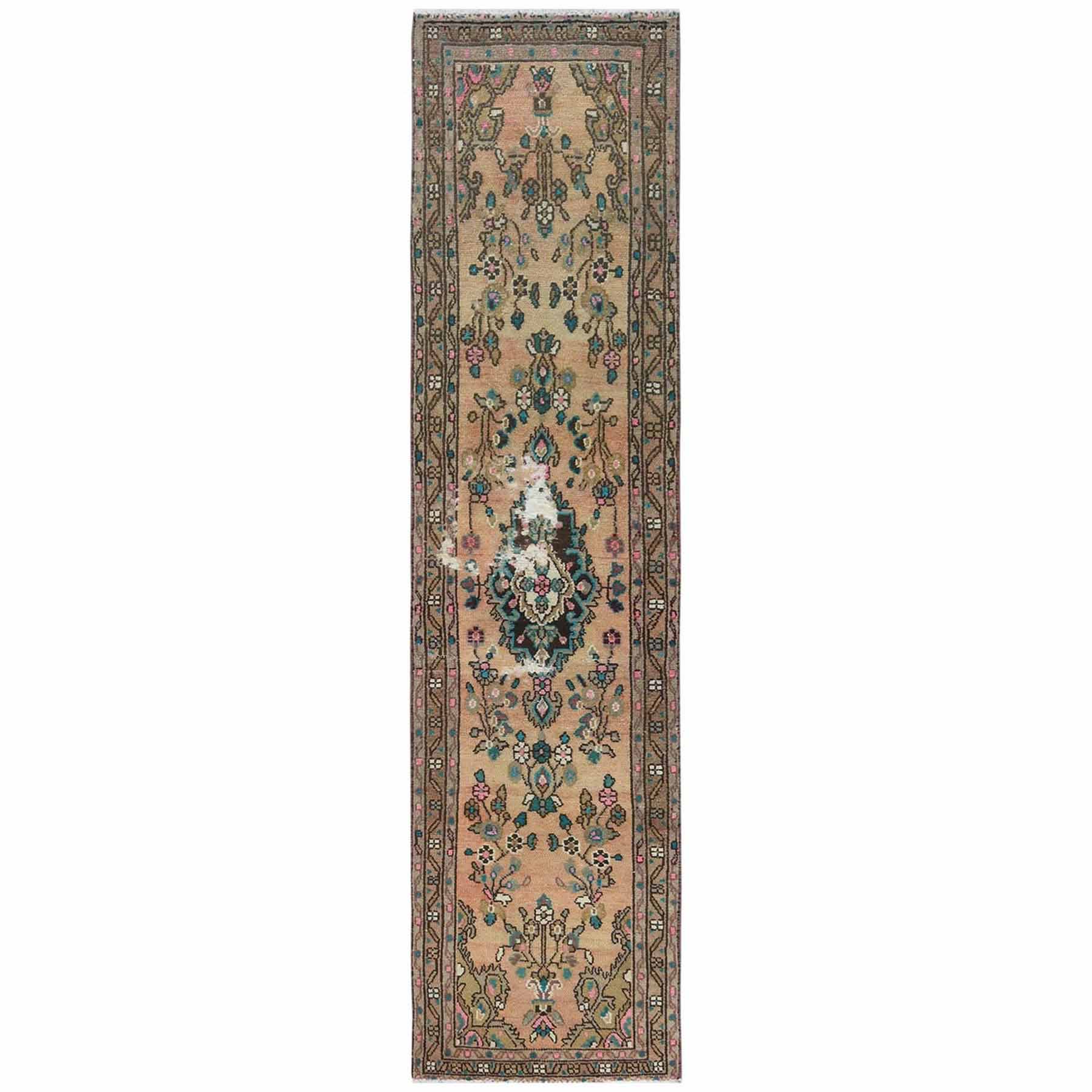 Overdyed-Vintage-Hand-Knotted-Rug-408265