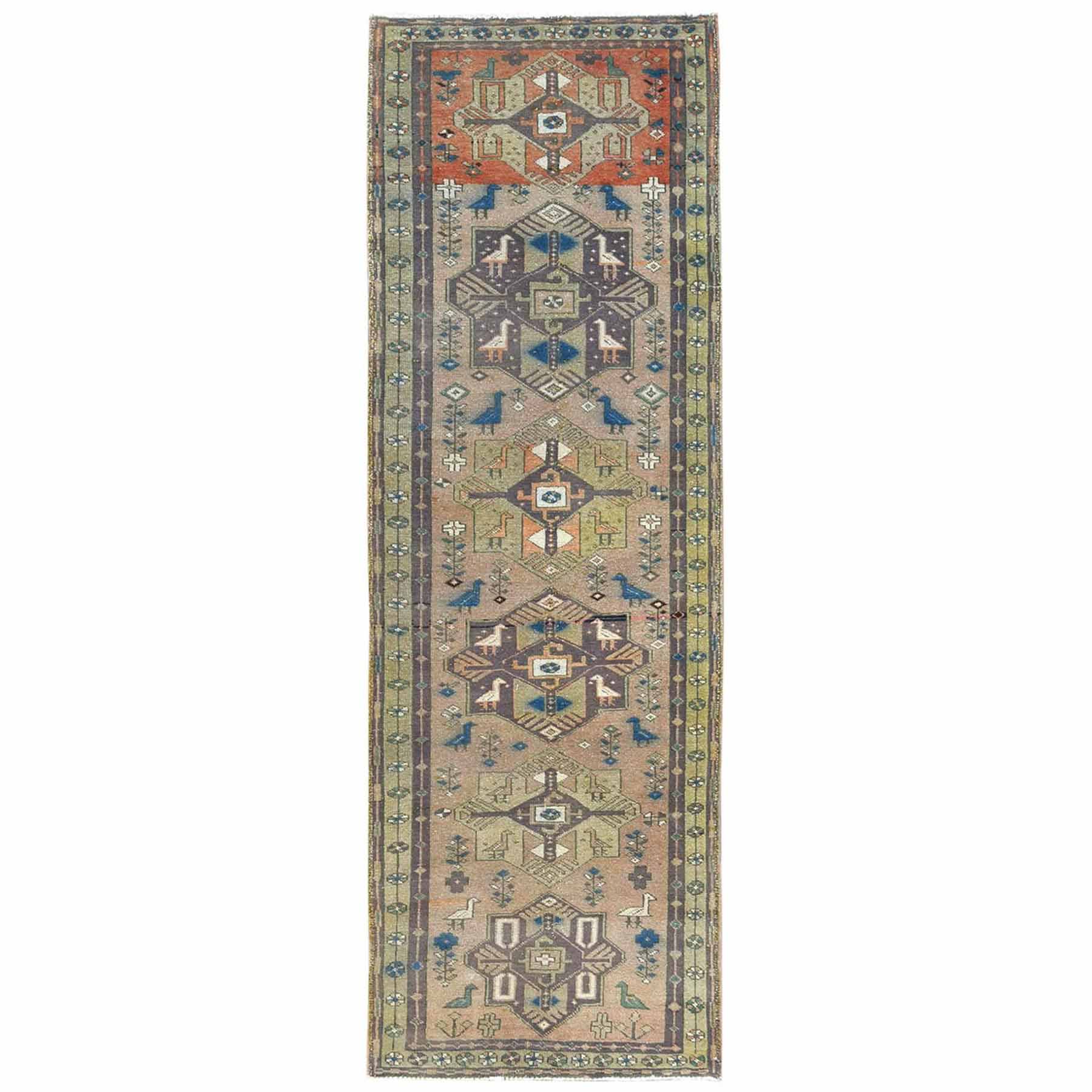 Overdyed-Vintage-Hand-Knotted-Rug-408285