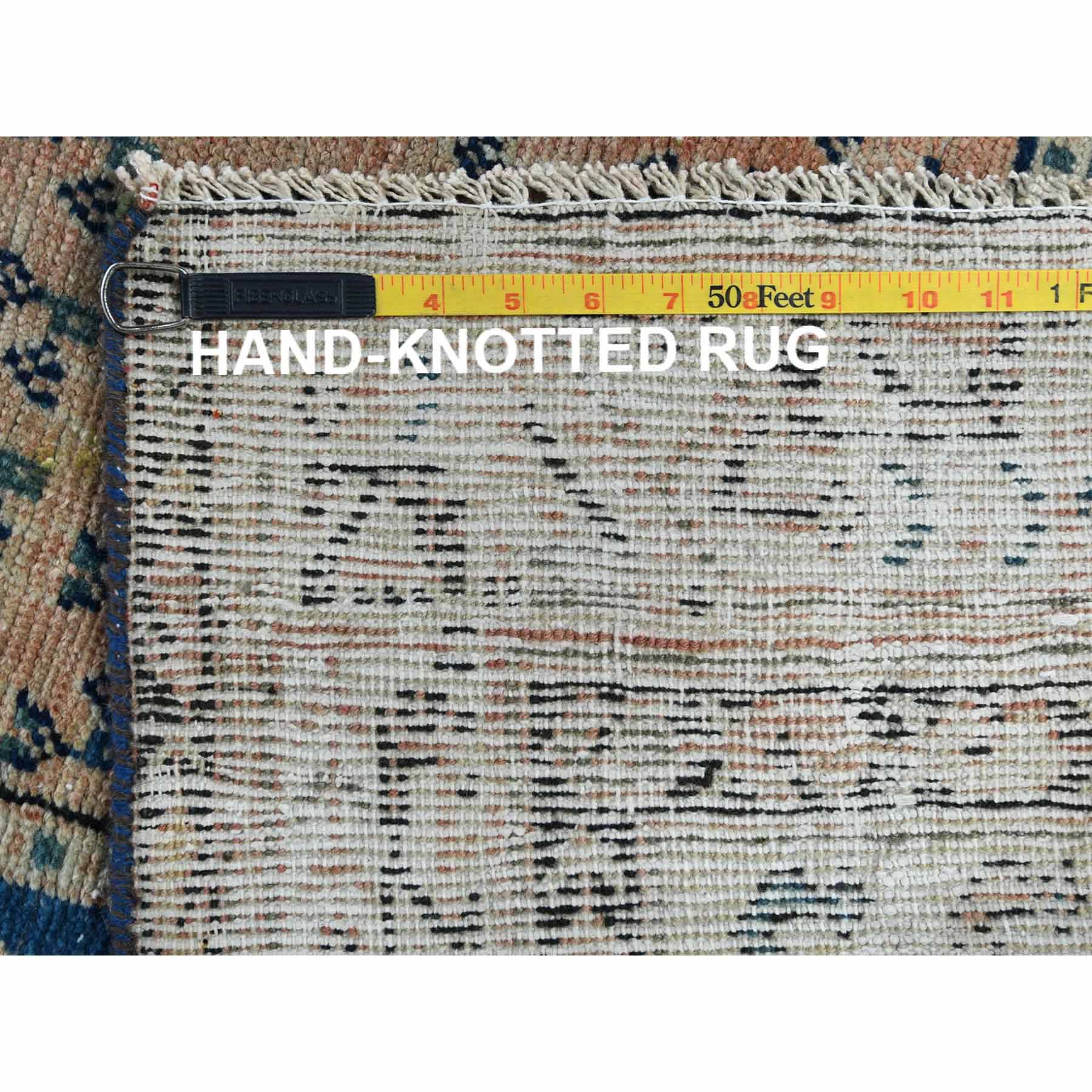 Overdyed-Vintage-Hand-Knotted-Rug-408290