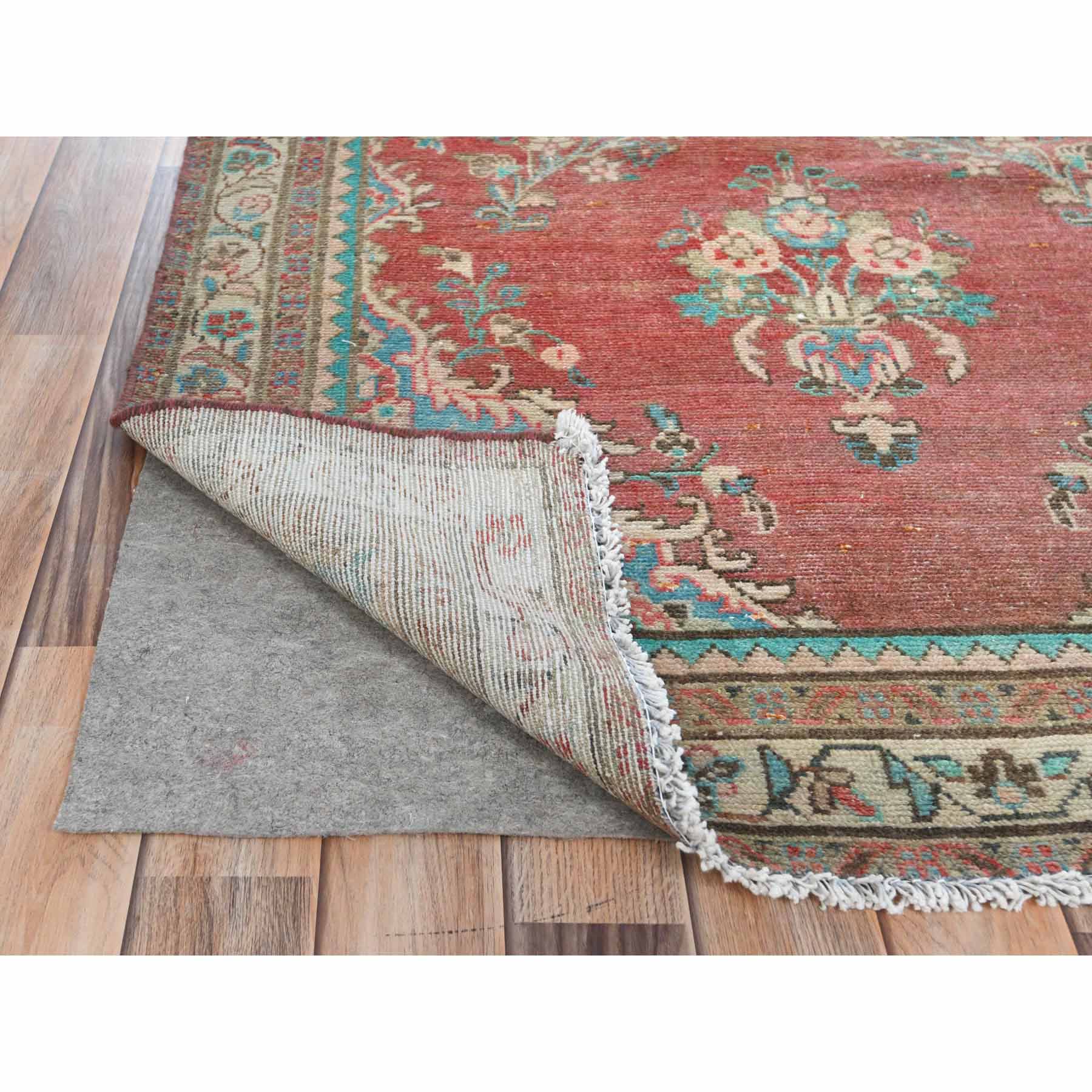 Overdyed-Vintage-Hand-Knotted-Rug-408315