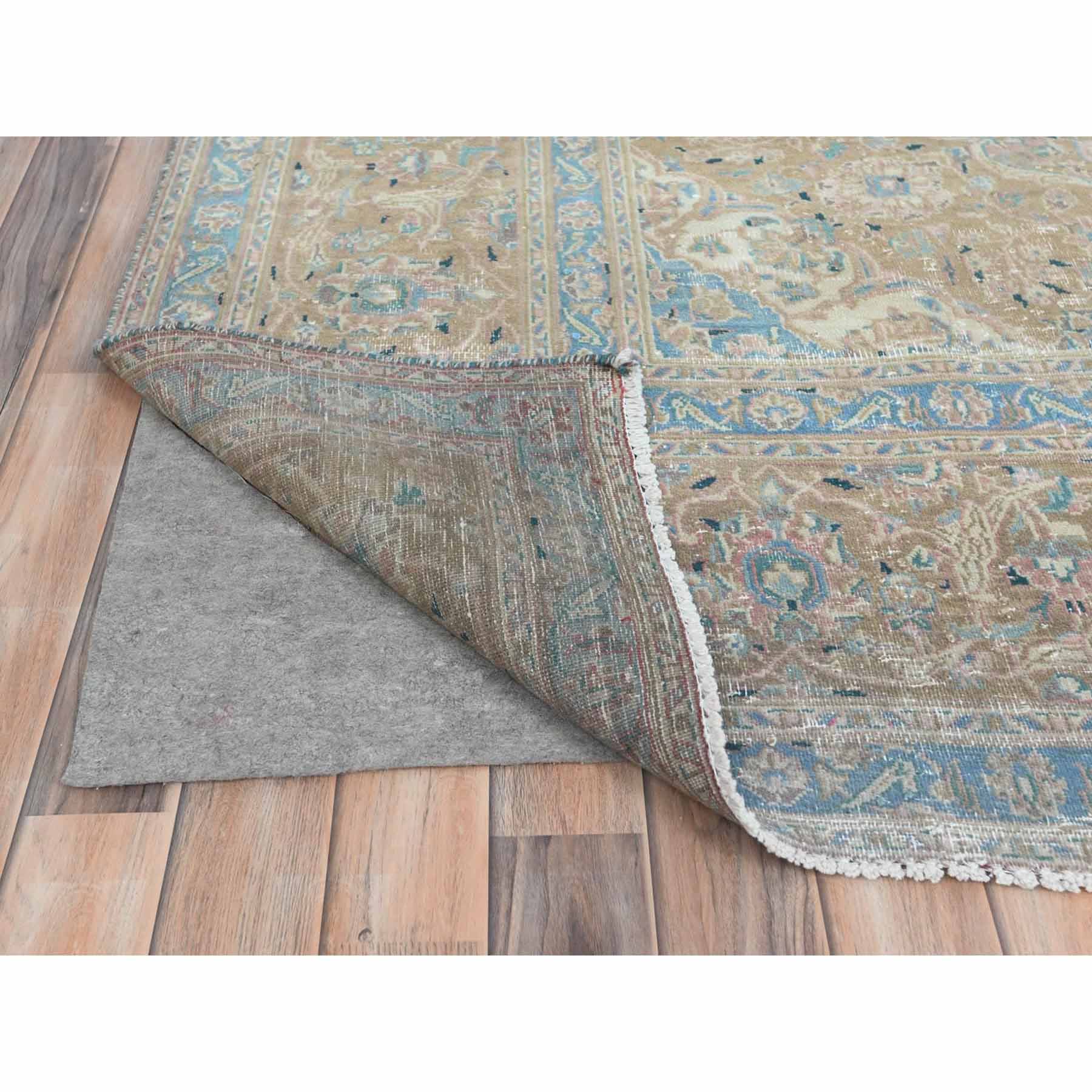 Overdyed-Vintage-Hand-Knotted-Rug-408515