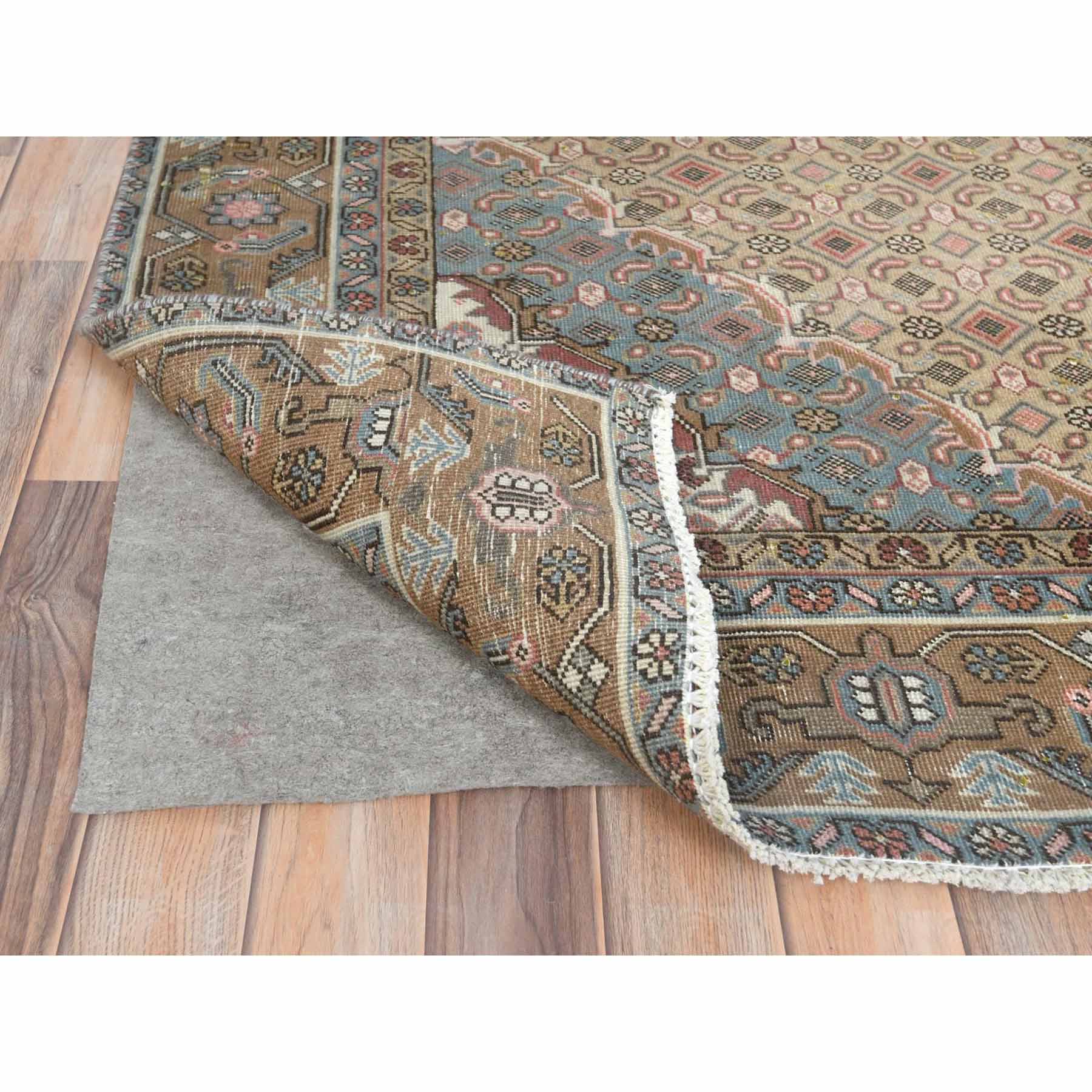 Overdyed-Vintage-Hand-Knotted-Rug-408540