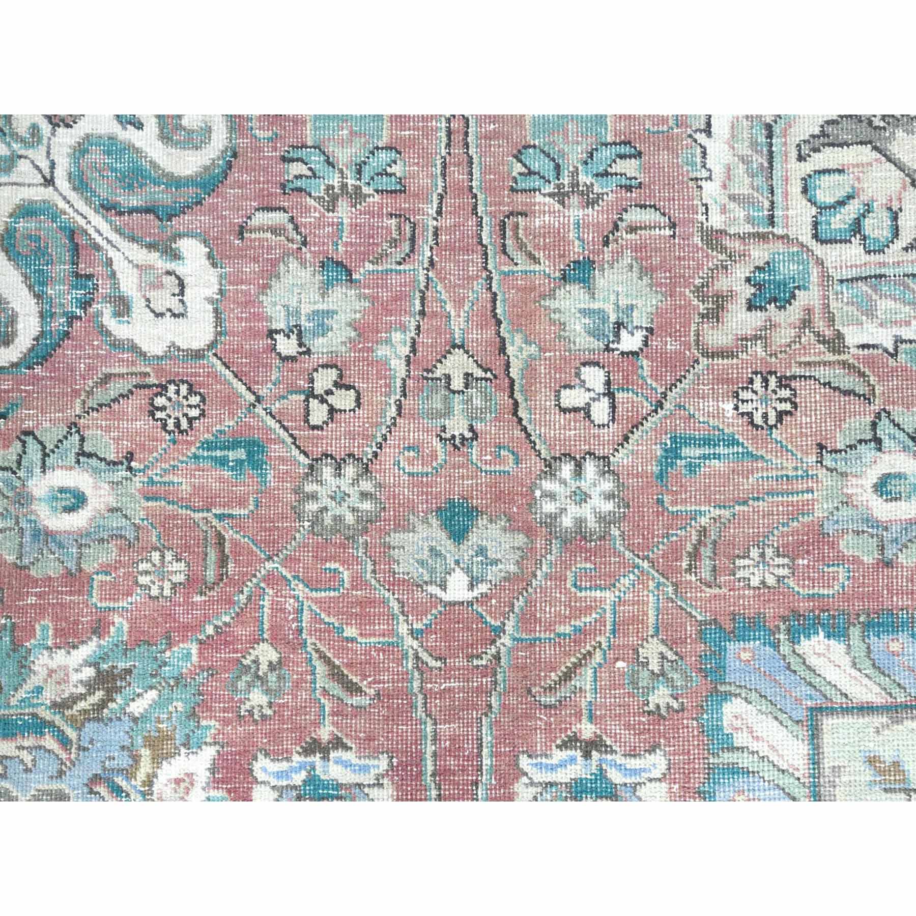 Overdyed-Vintage-Hand-Knotted-Rug-408710