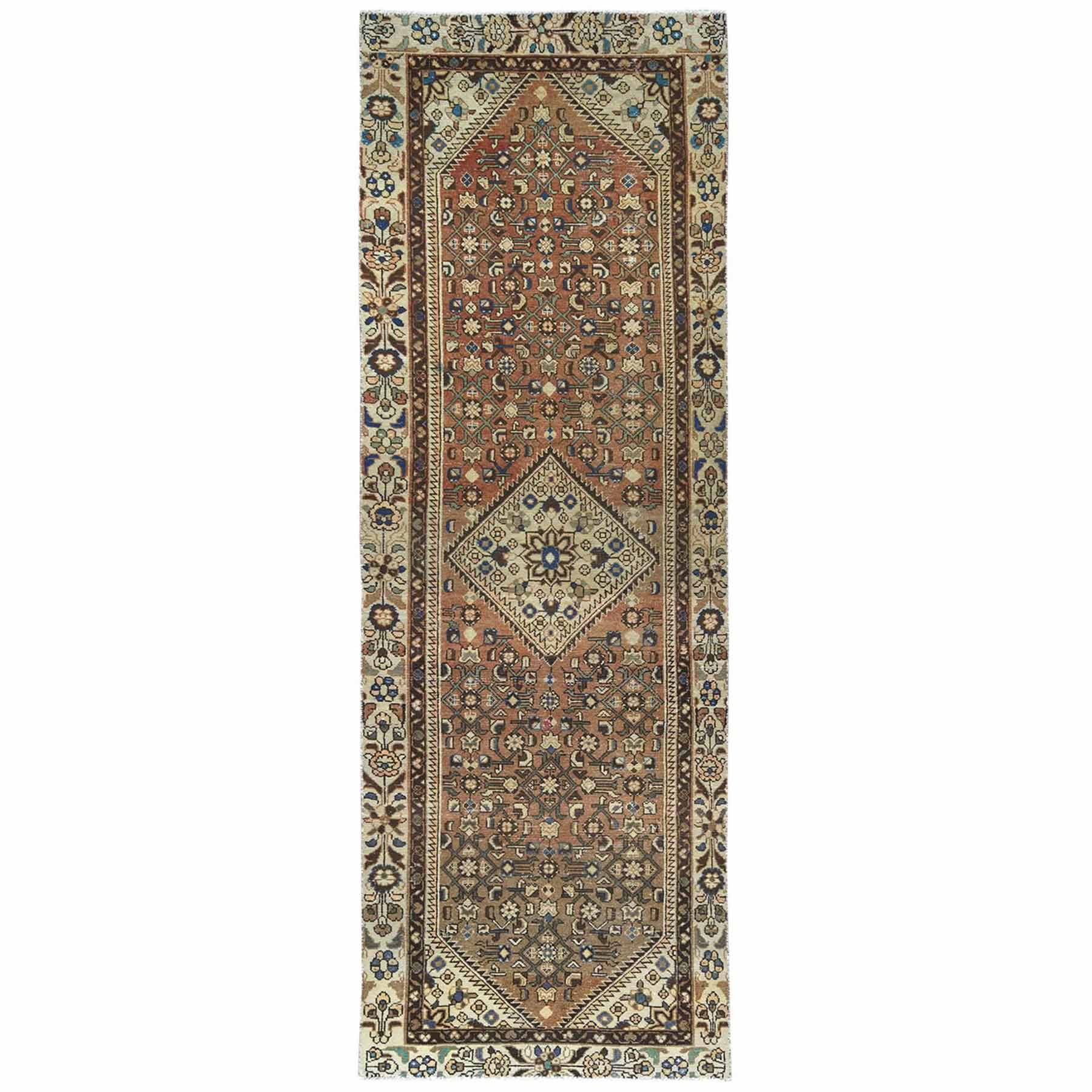 Overdyed-Vintage-Hand-Knotted-Rug-409255