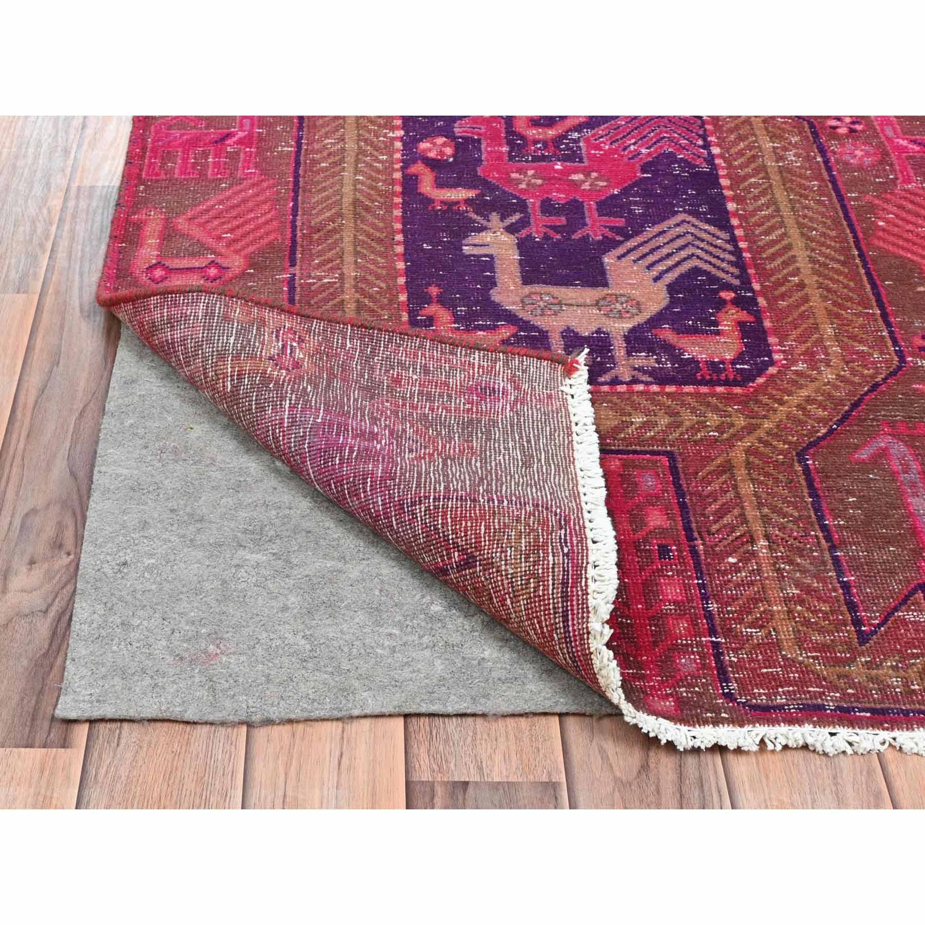Overdyed-Vintage-Hand-Knotted-Rug-409295