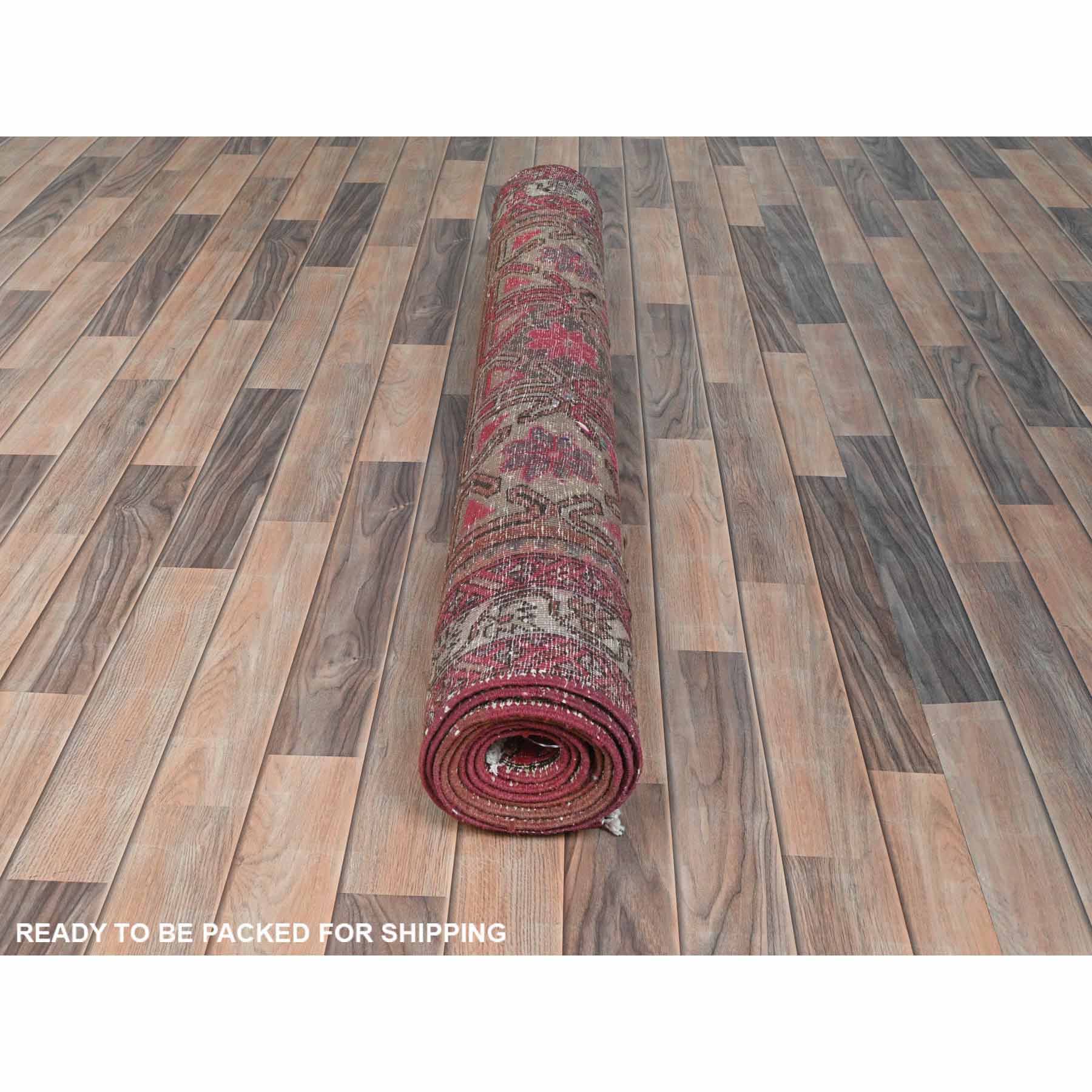 Overdyed-Vintage-Hand-Knotted-Rug-409300