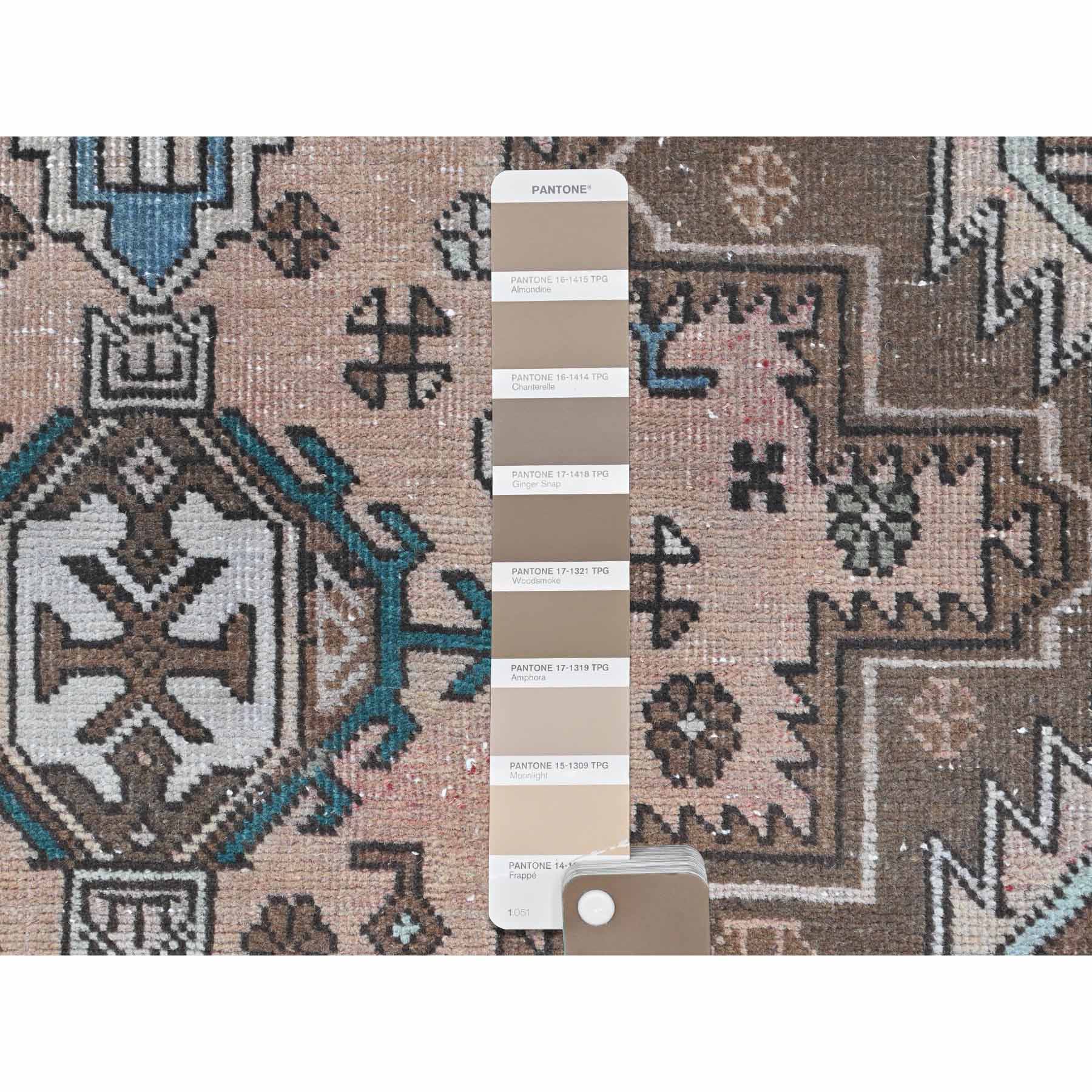 Overdyed-Vintage-Hand-Knotted-Rug-409305