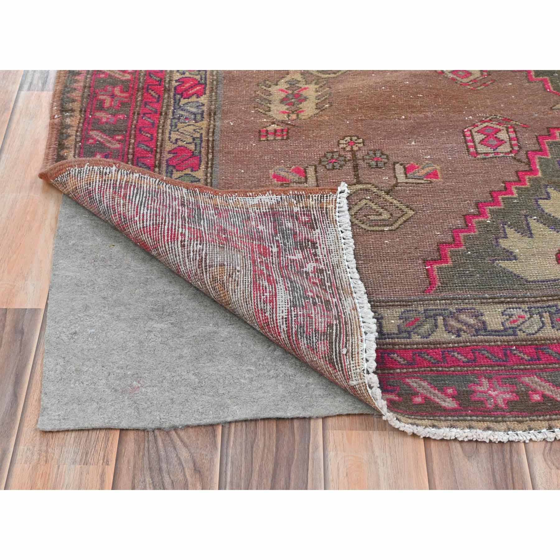 Overdyed-Vintage-Hand-Knotted-Rug-409315