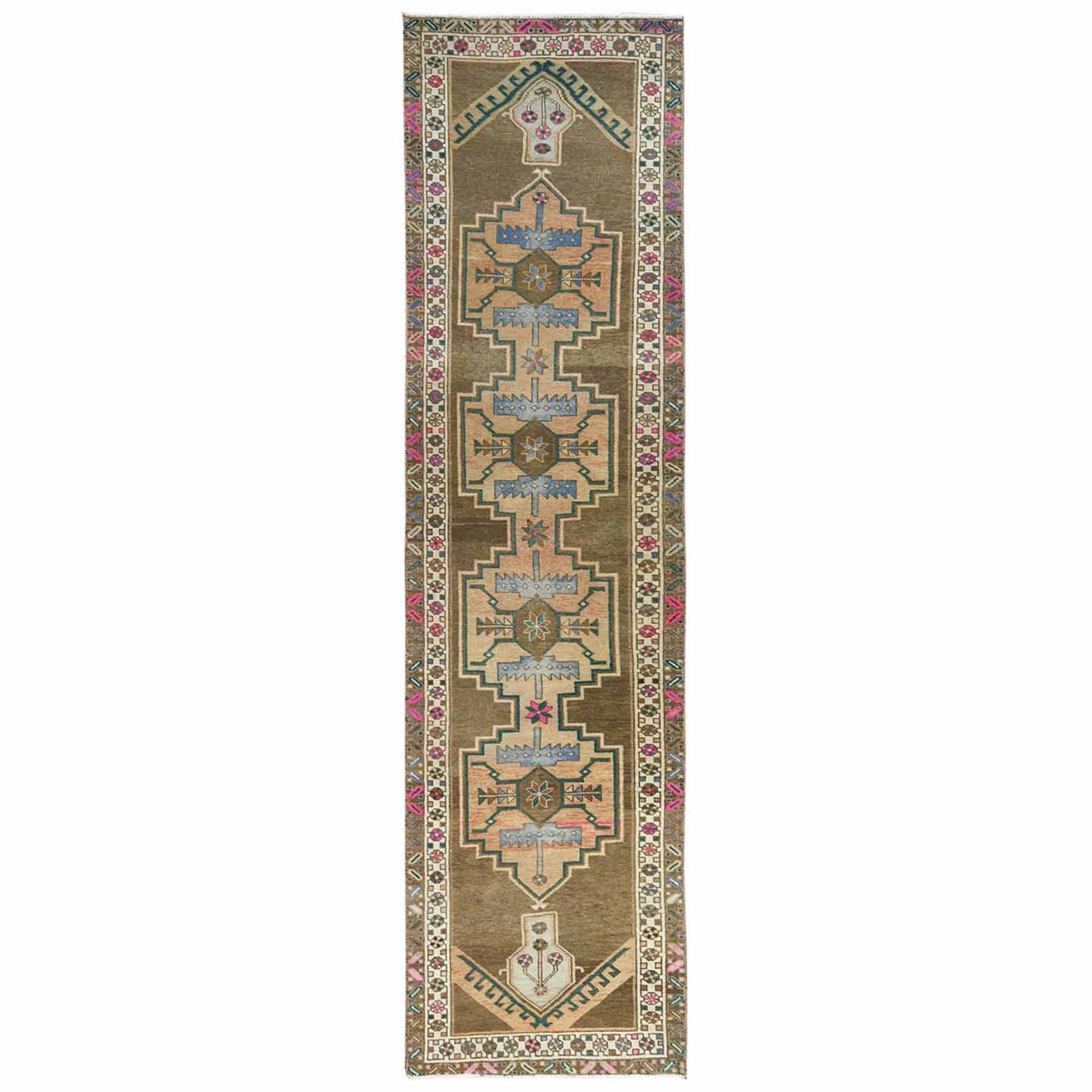 Overdyed-Vintage-Hand-Knotted-Rug-409340