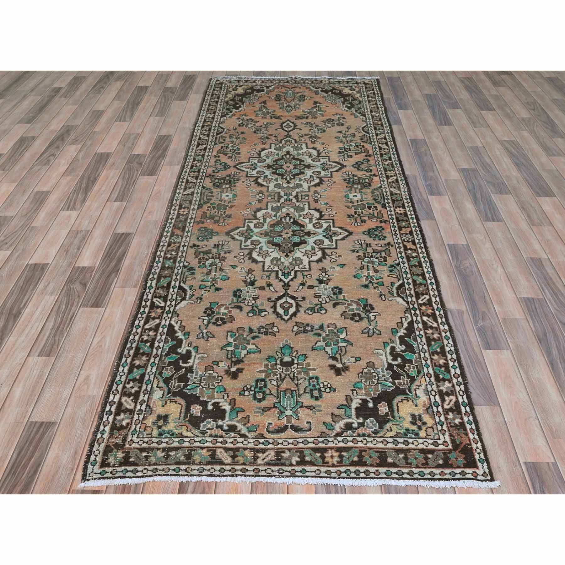 Overdyed-Vintage-Hand-Knotted-Rug-409345