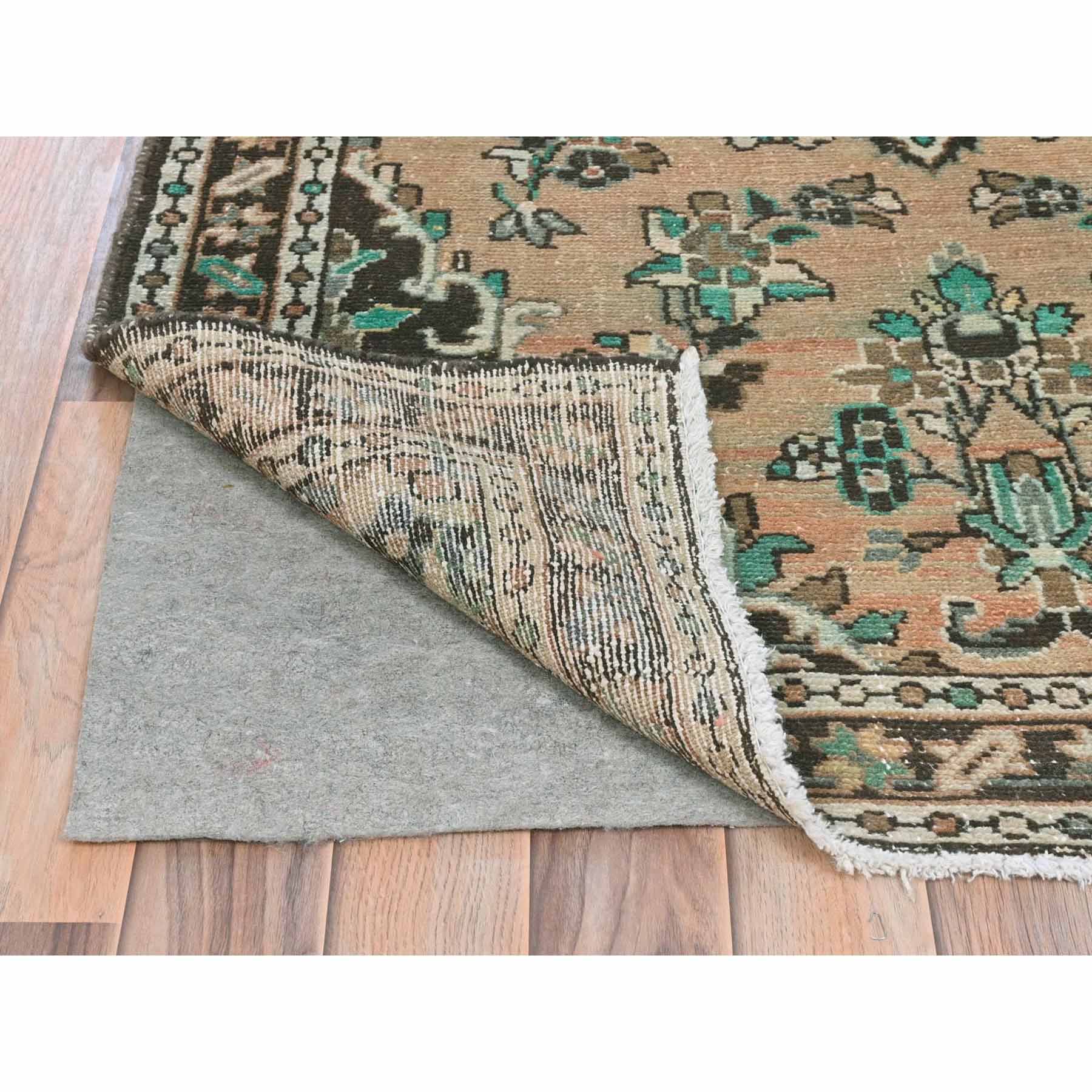 Overdyed-Vintage-Hand-Knotted-Rug-409345