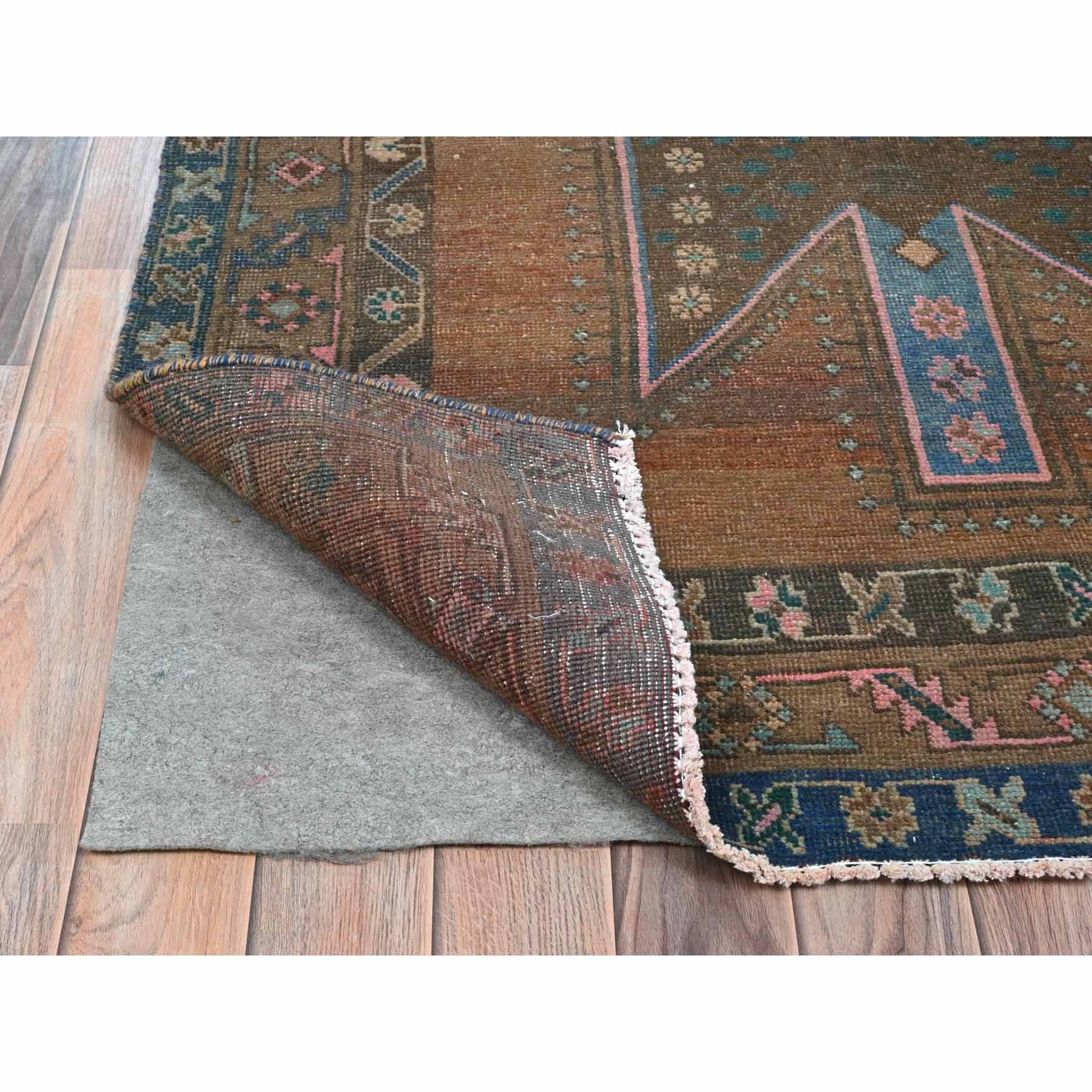 Overdyed-Vintage-Hand-Knotted-Rug-409350