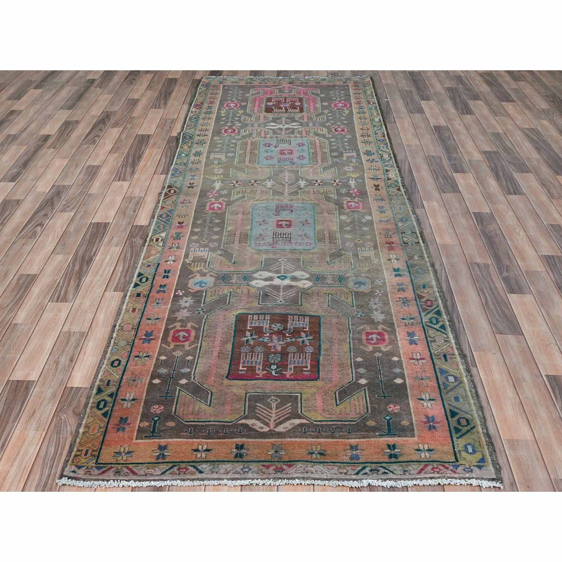 Overdyed-Vintage-Hand-Knotted-Rug-409355