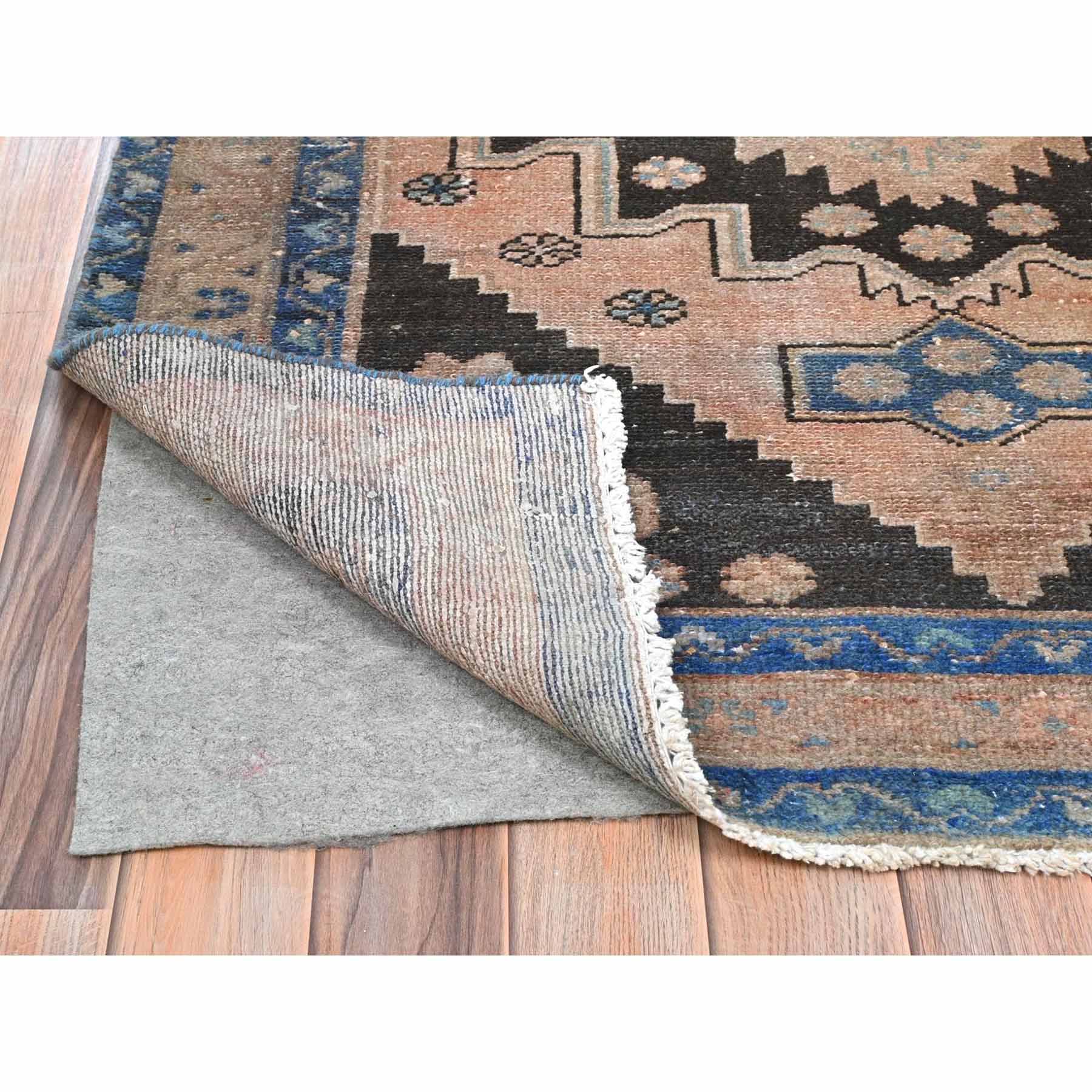 Overdyed-Vintage-Hand-Knotted-Rug-409365