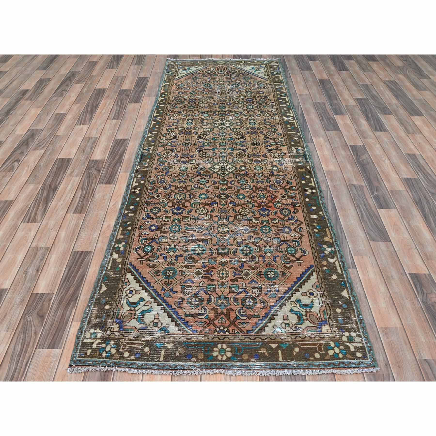 Overdyed-Vintage-Hand-Knotted-Rug-409395