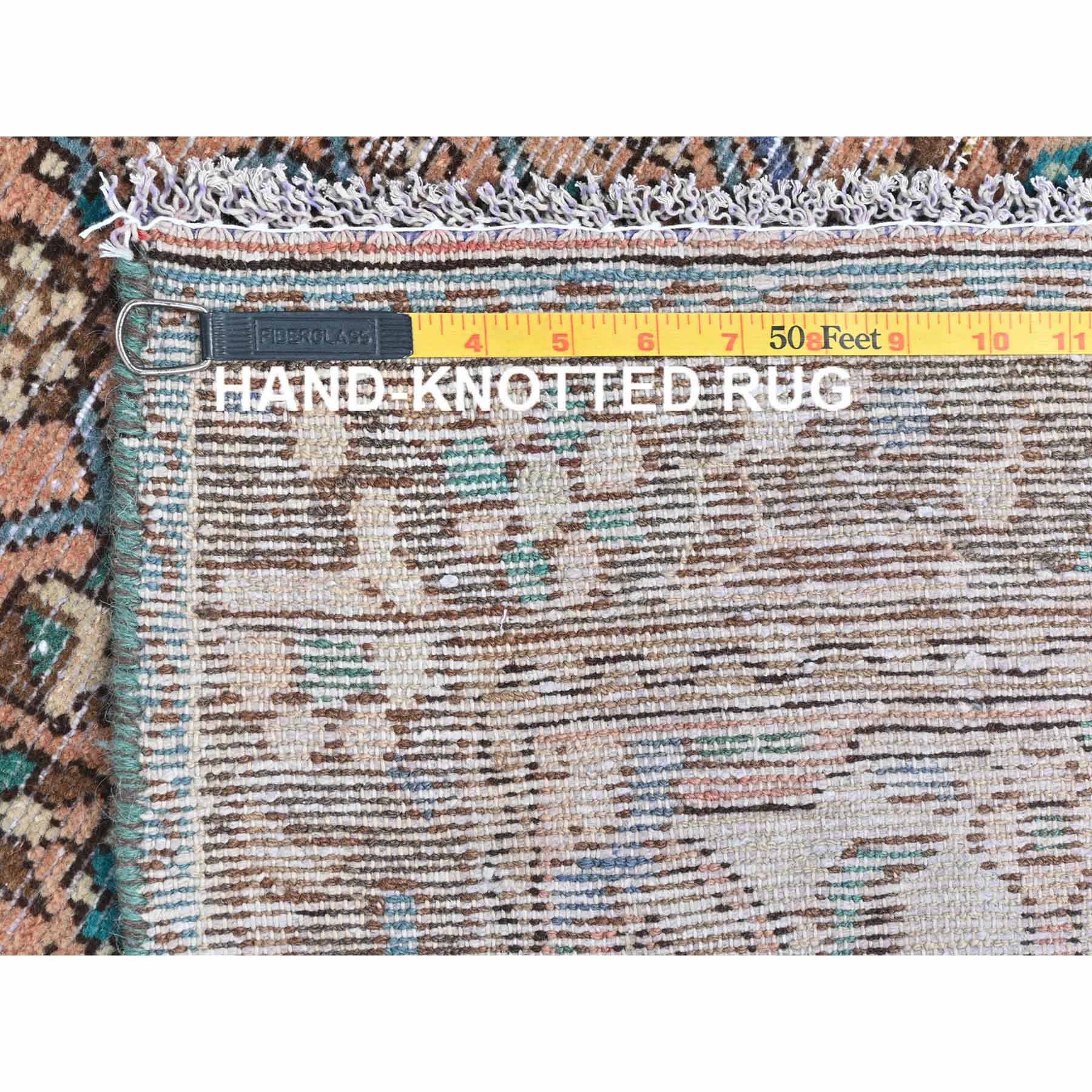 Overdyed-Vintage-Hand-Knotted-Rug-409395