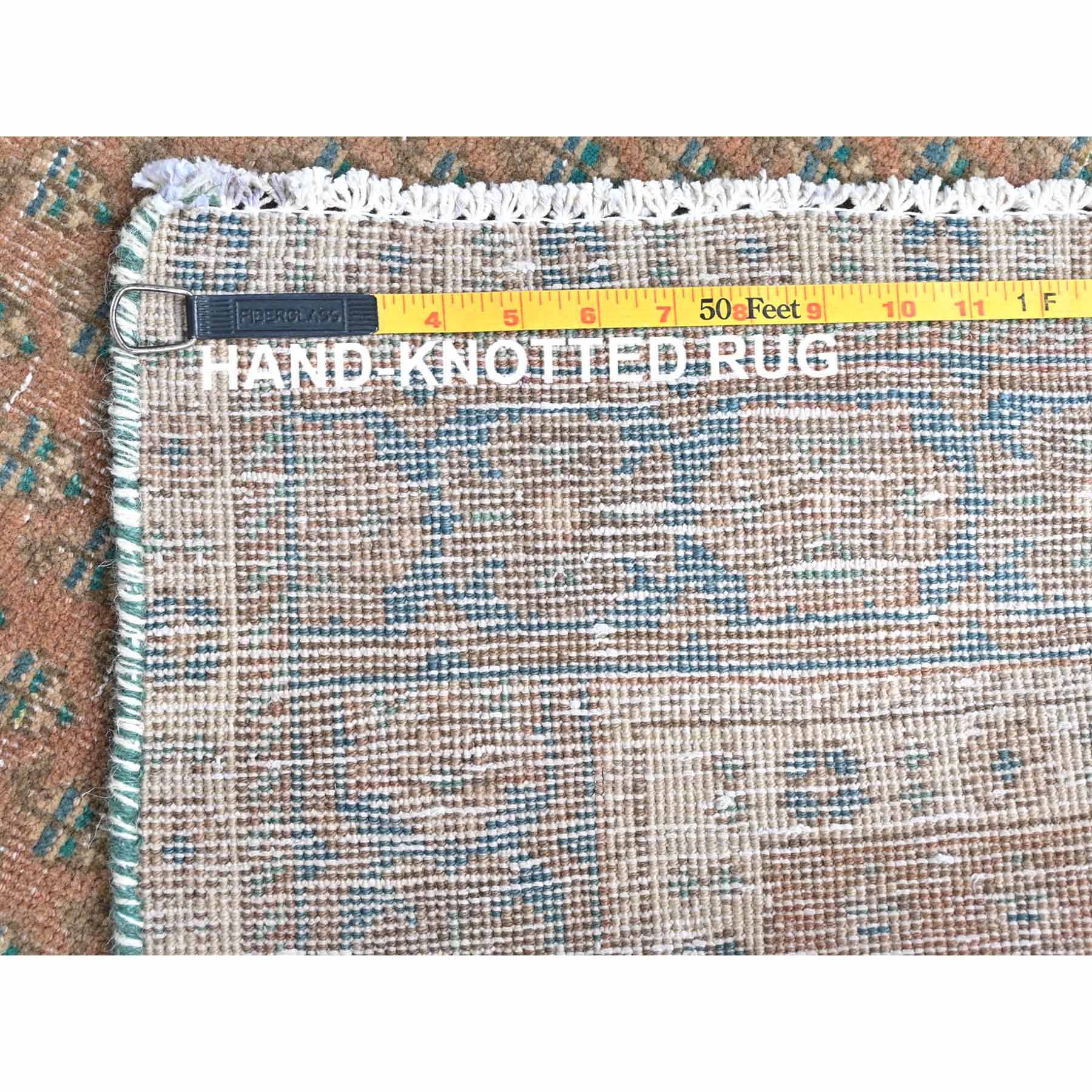 Overdyed-Vintage-Hand-Knotted-Rug-409405