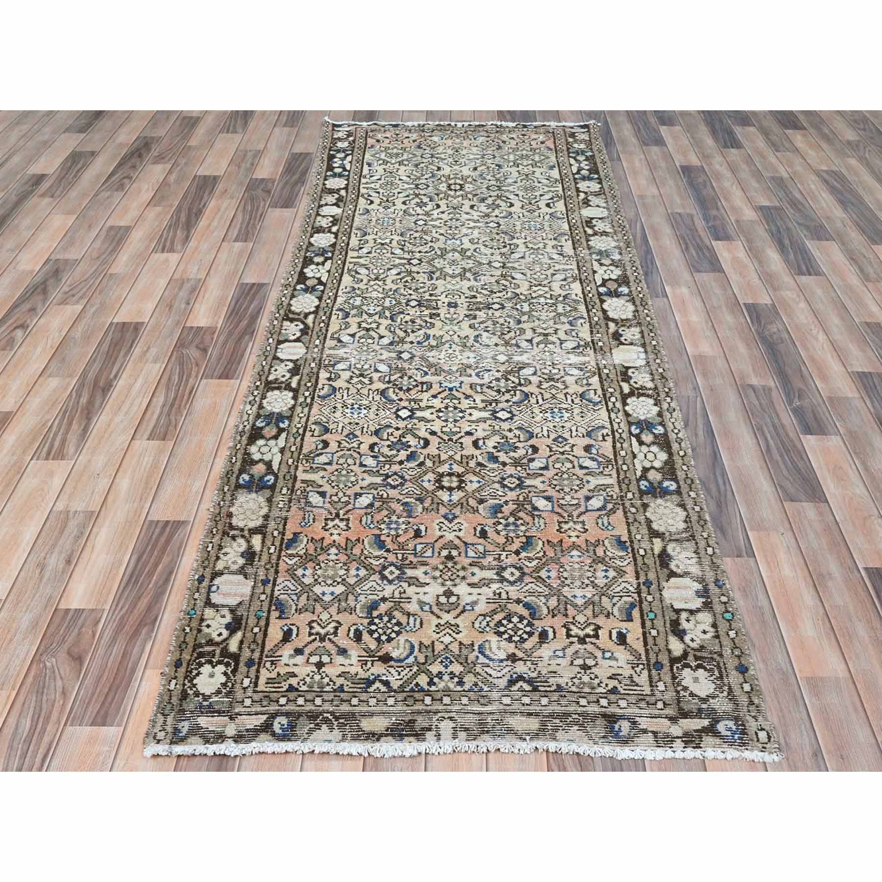 Overdyed-Vintage-Hand-Knotted-Rug-409415