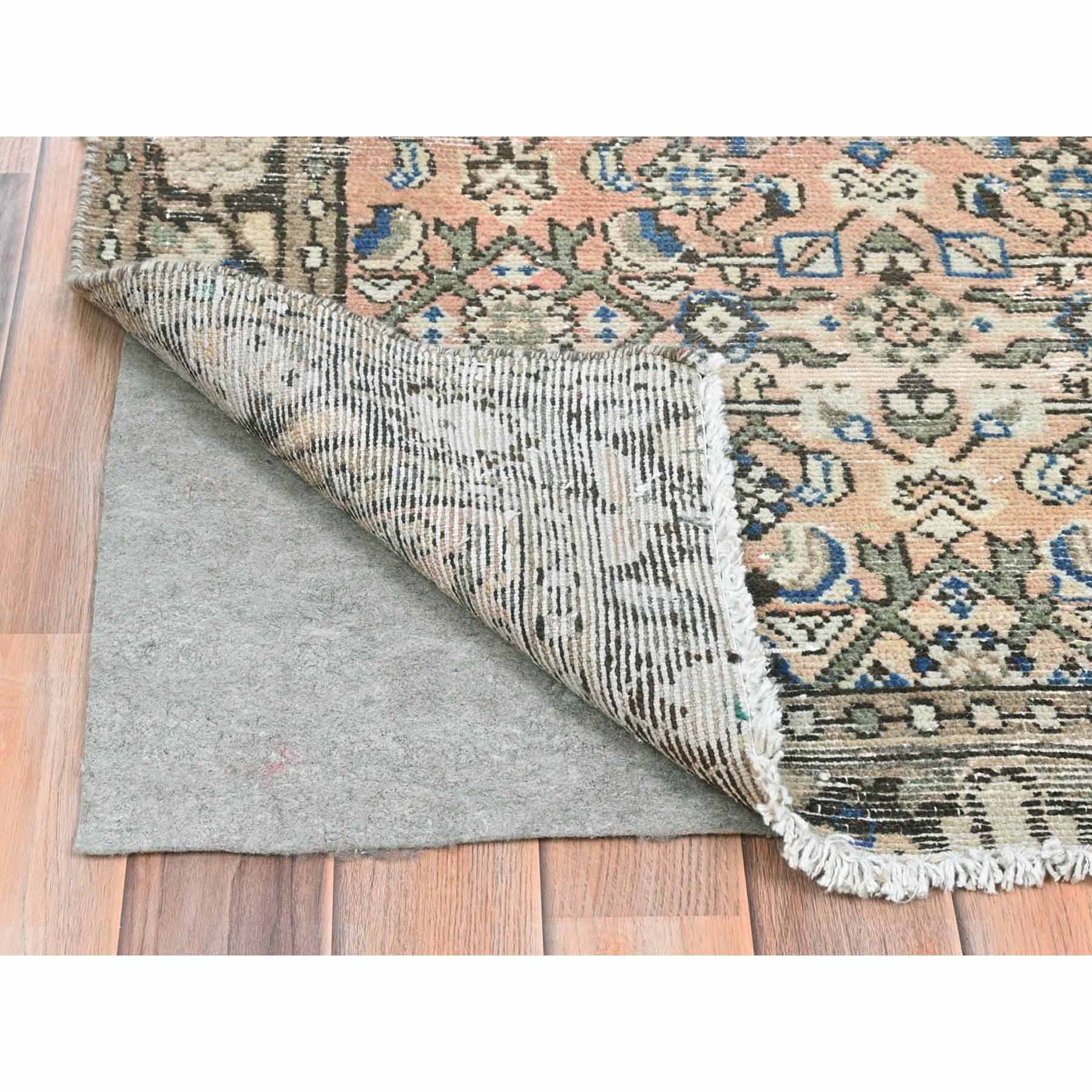 Overdyed-Vintage-Hand-Knotted-Rug-409415