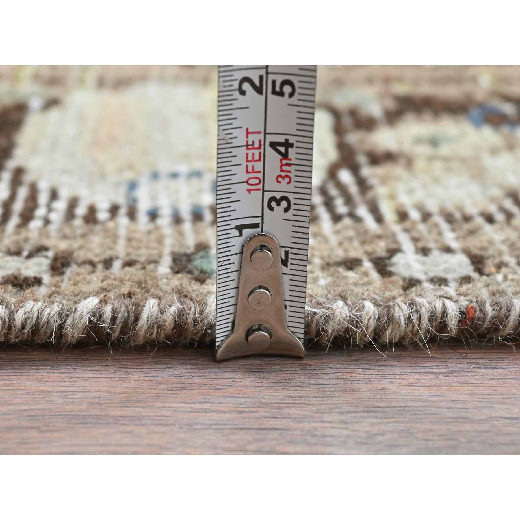 Overdyed-Vintage-Hand-Knotted-Rug-409415