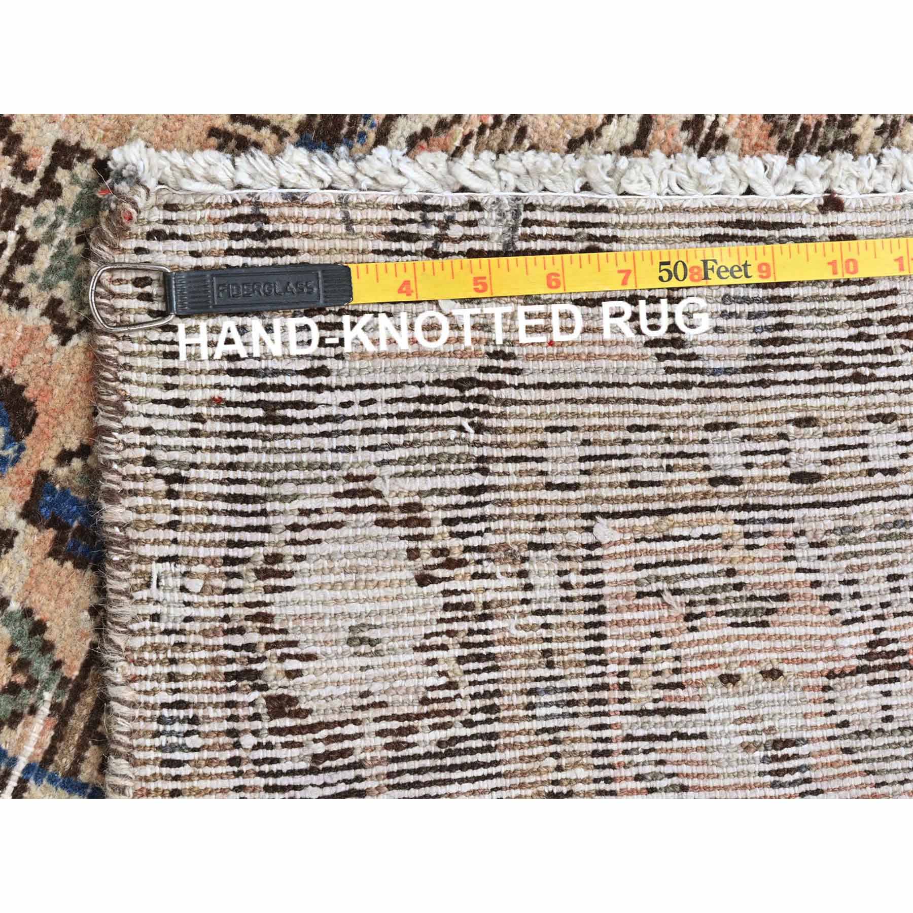 Overdyed-Vintage-Hand-Knotted-Rug-409415