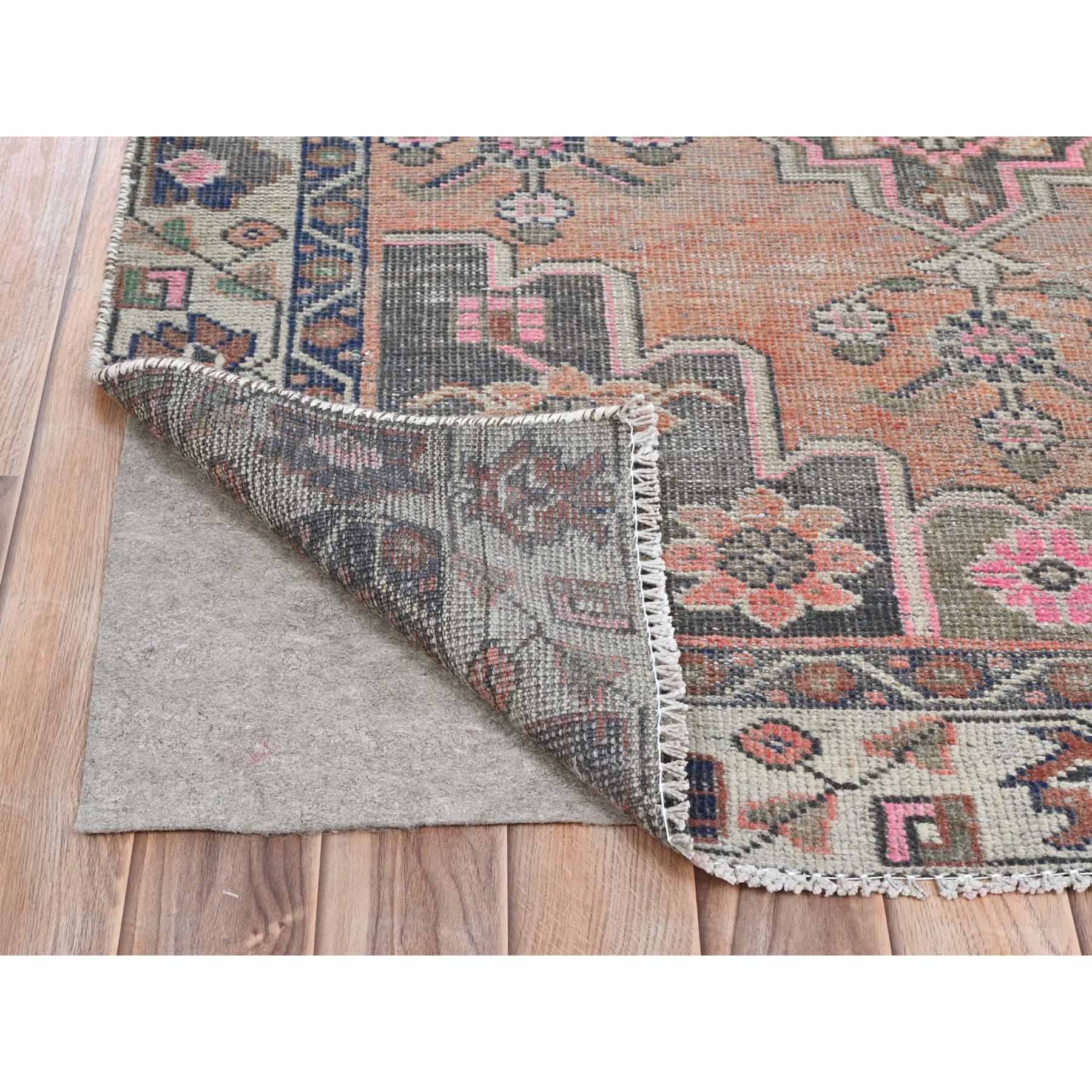 Overdyed-Vintage-Hand-Knotted-Rug-409455