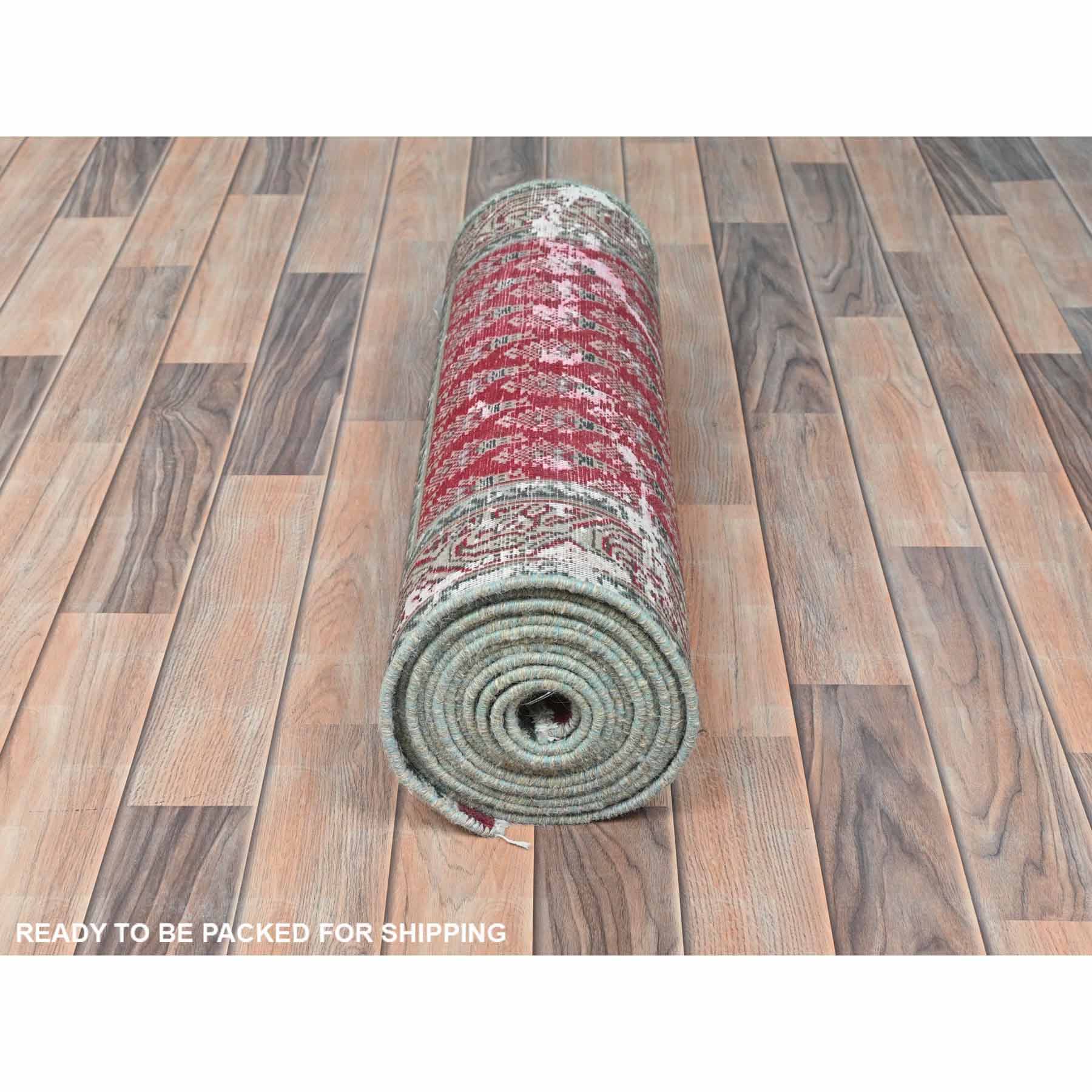 Overdyed-Vintage-Hand-Knotted-Rug-409475