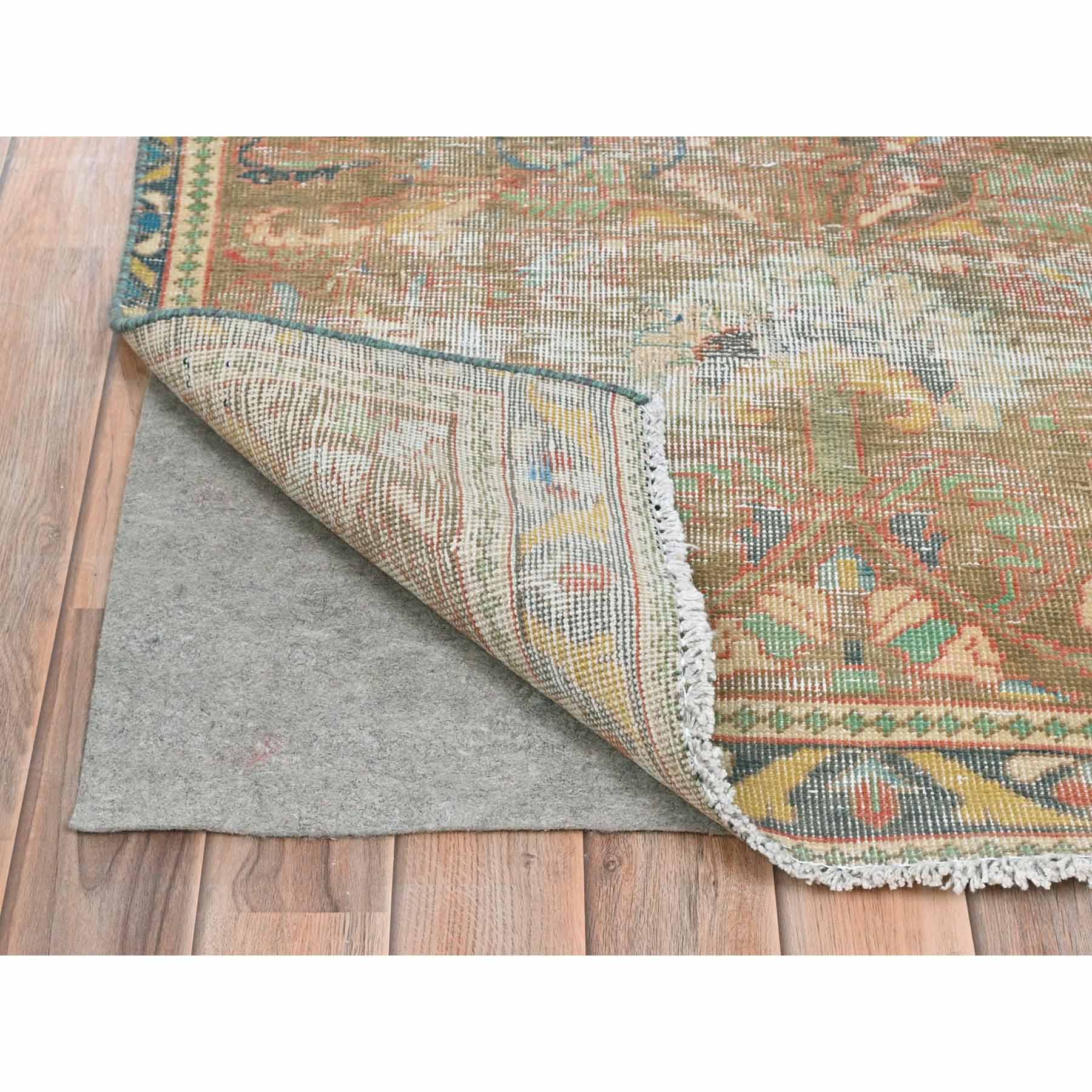 Overdyed-Vintage-Hand-Knotted-Rug-409480