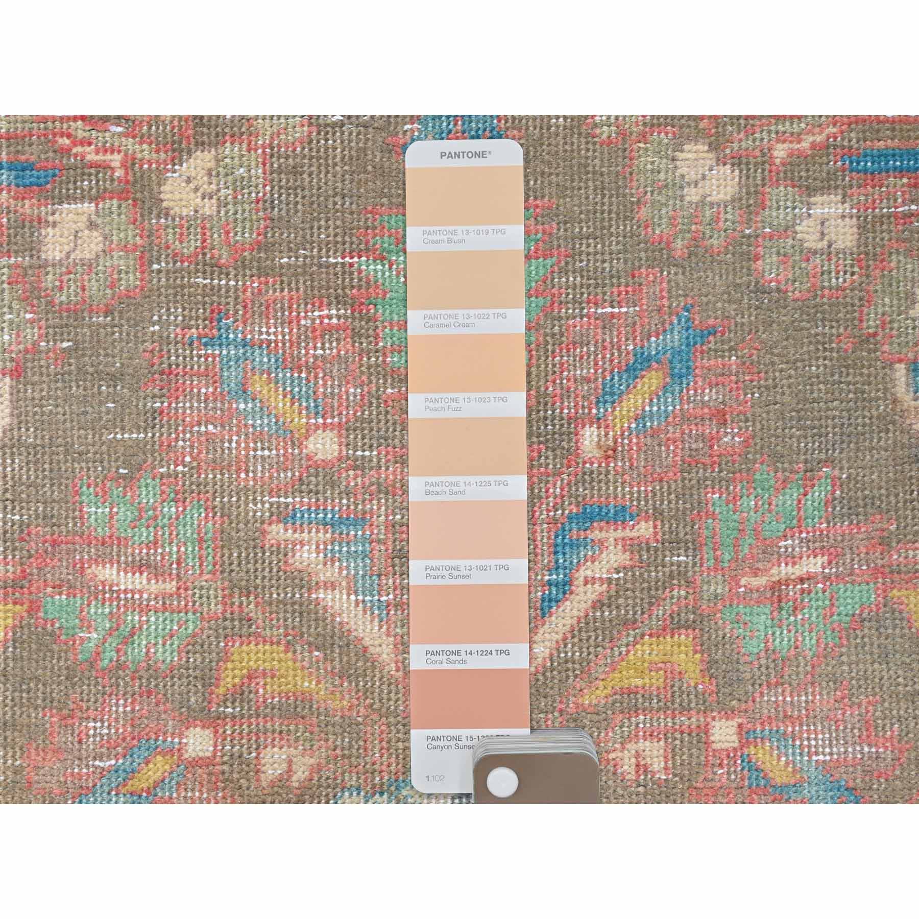 Overdyed-Vintage-Hand-Knotted-Rug-409480