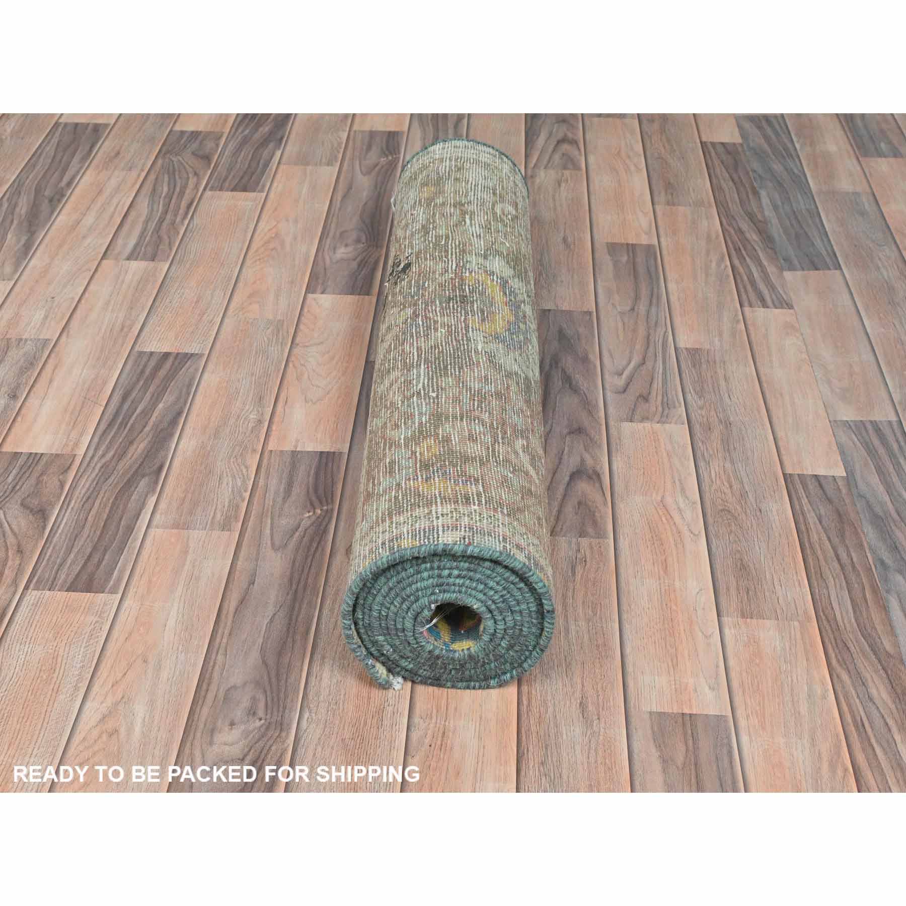 Overdyed-Vintage-Hand-Knotted-Rug-409480
