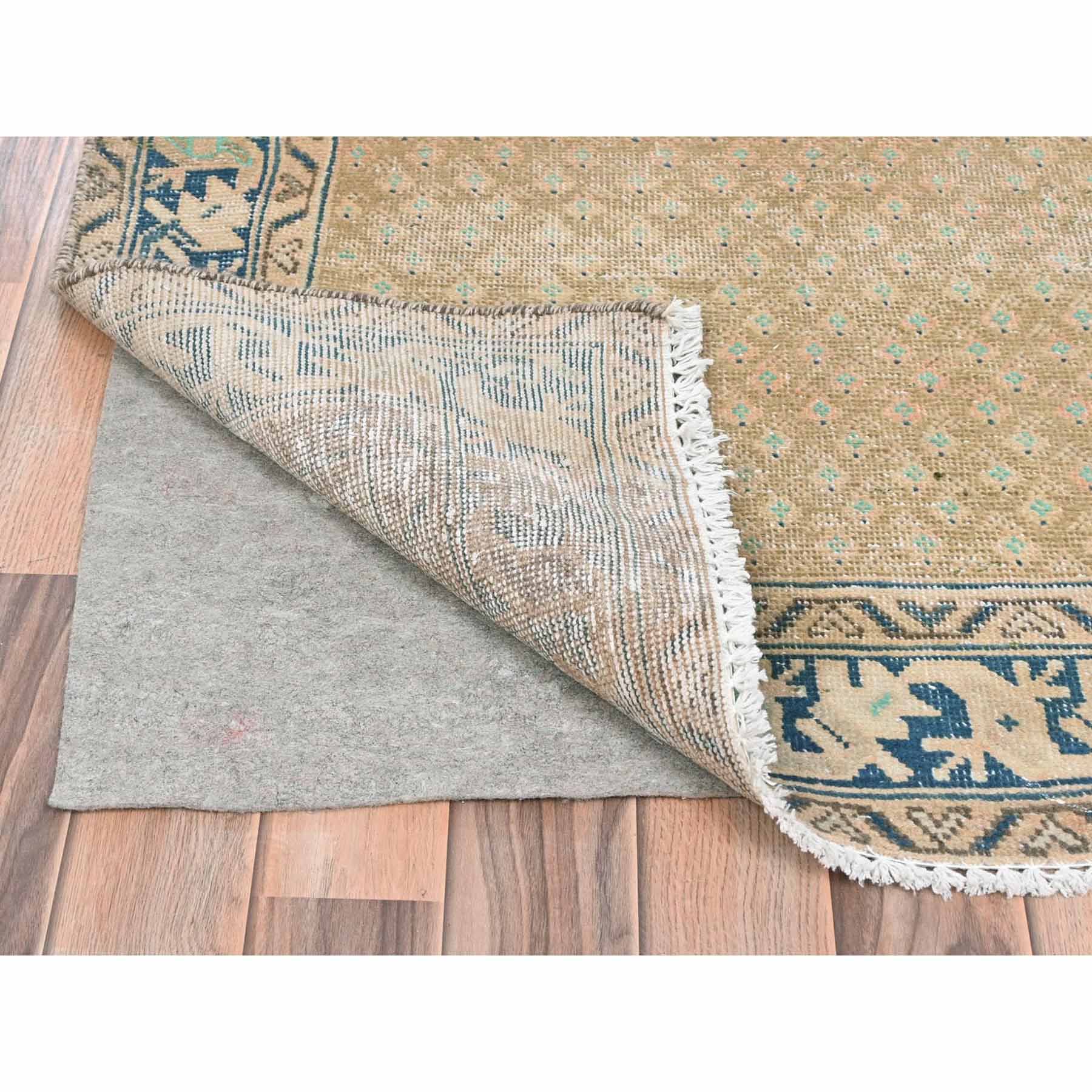 Overdyed-Vintage-Hand-Knotted-Rug-409485