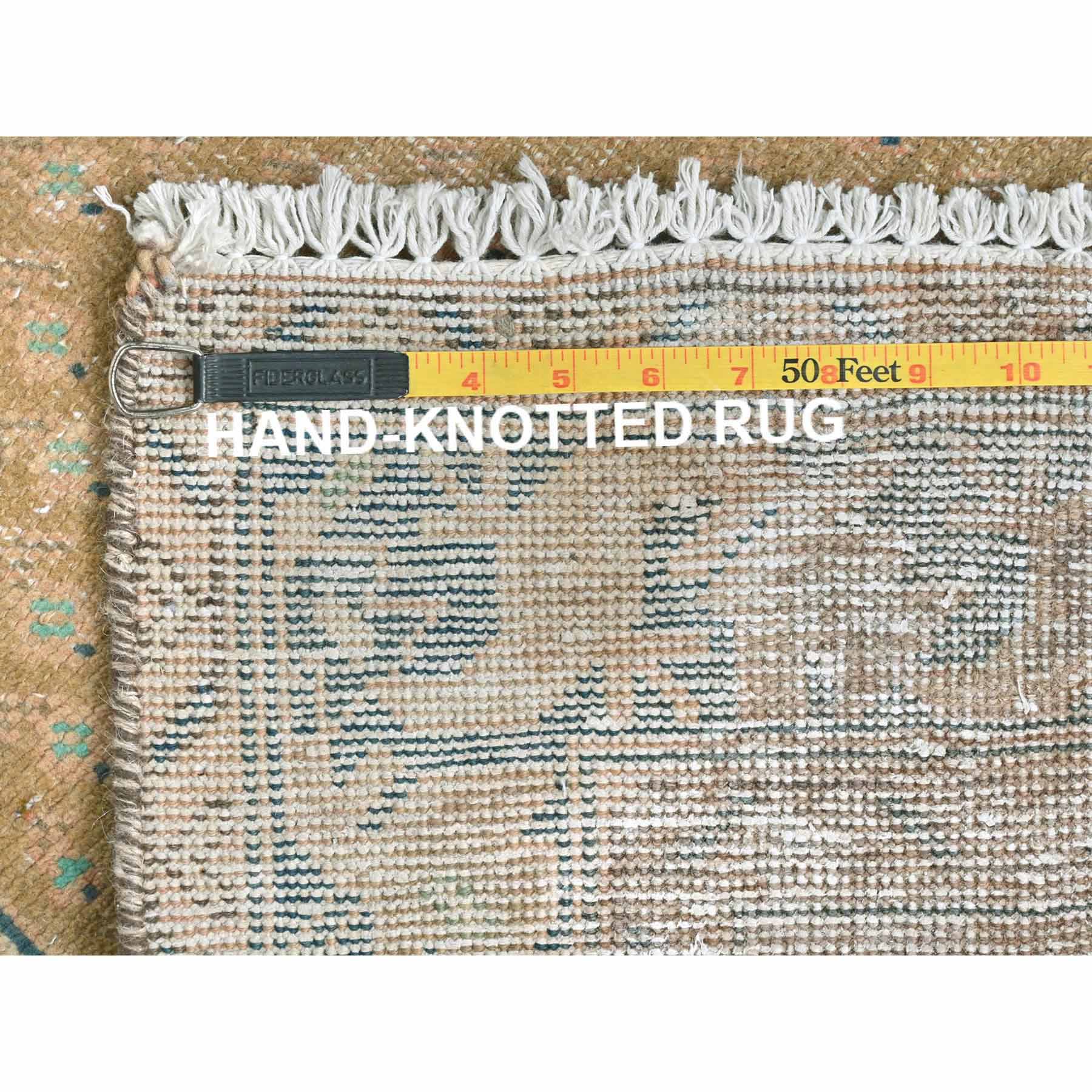 Overdyed-Vintage-Hand-Knotted-Rug-409485