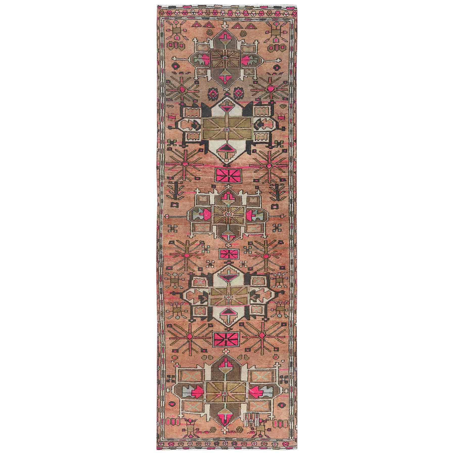 Overdyed-Vintage-Hand-Knotted-Rug-409490