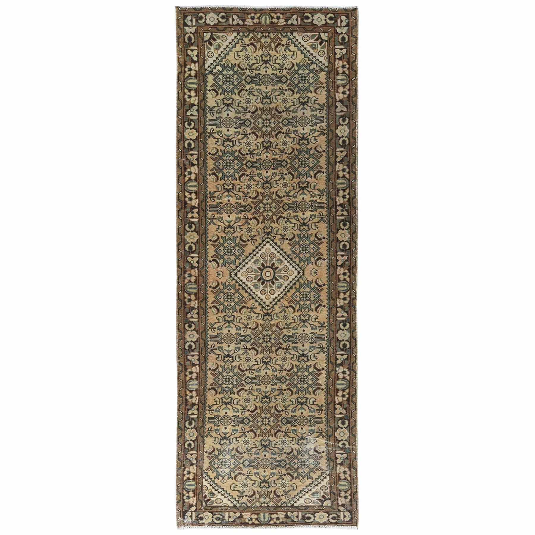 Overdyed-Vintage-Hand-Knotted-Rug-409500