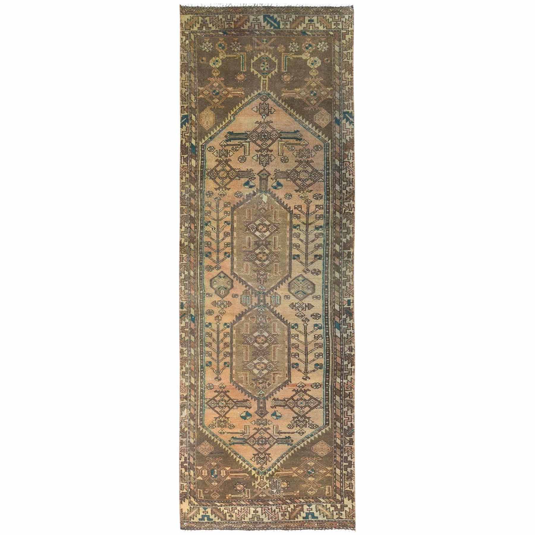 Overdyed-Vintage-Hand-Knotted-Rug-409535