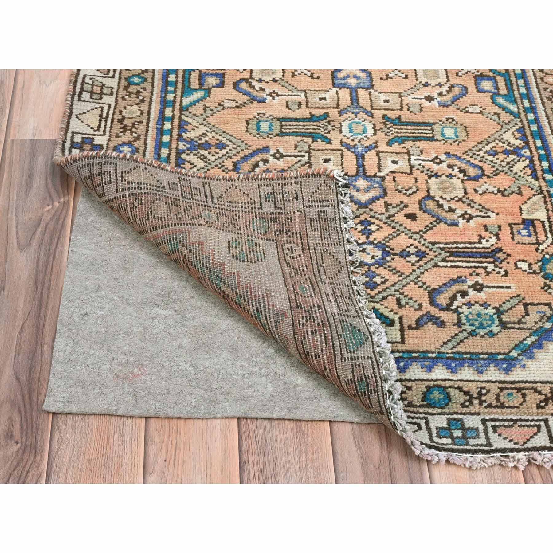 Overdyed-Vintage-Hand-Knotted-Rug-409540