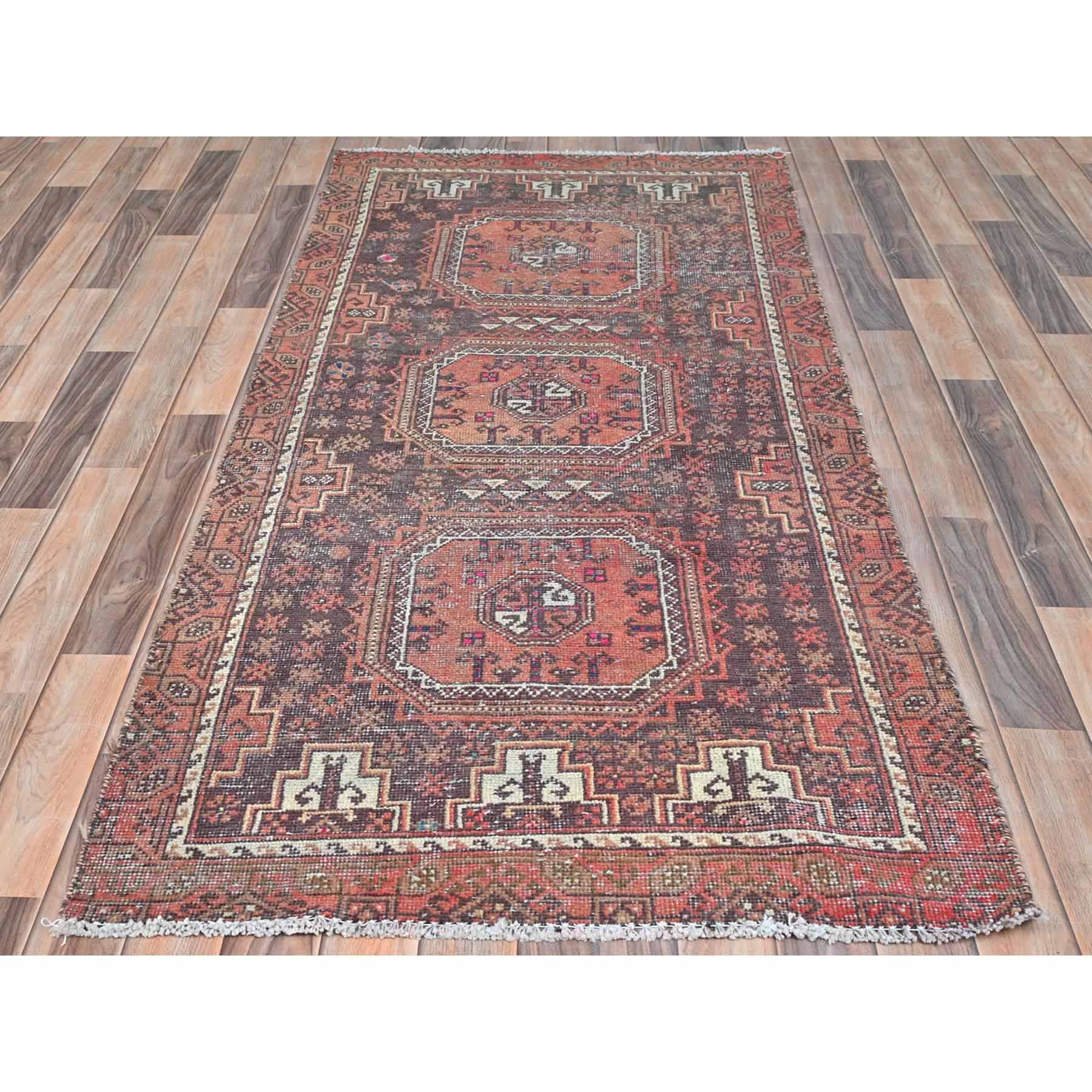 Overdyed-Vintage-Hand-Knotted-Rug-409590