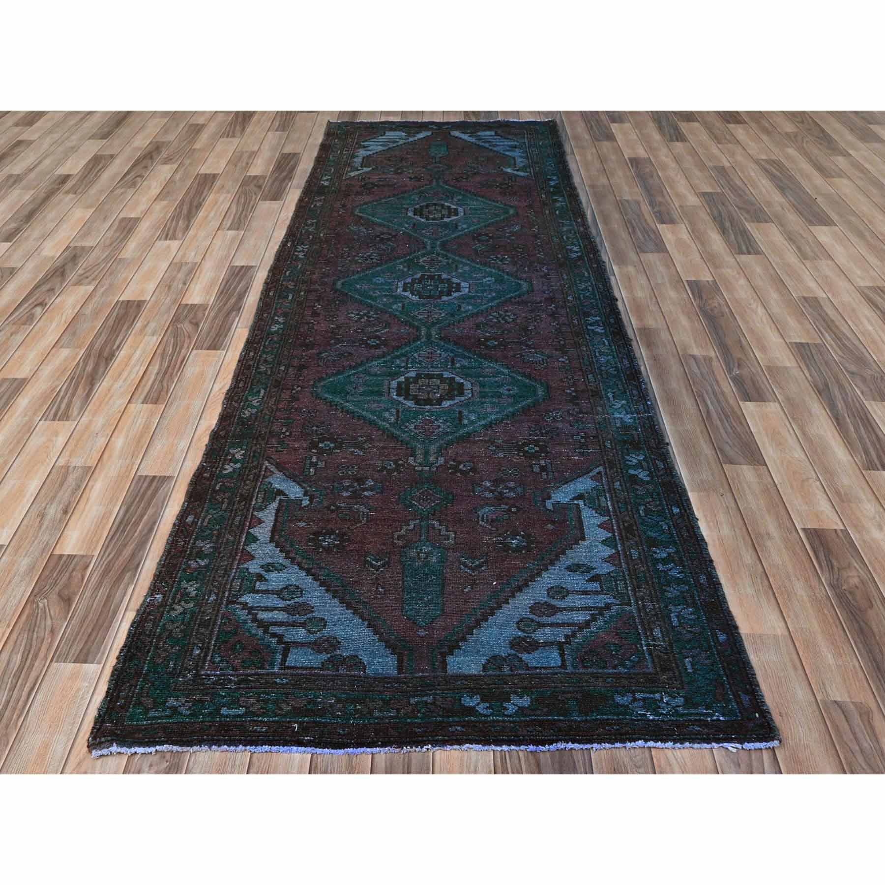 Overdyed-Vintage-Hand-Knotted-Rug-409595