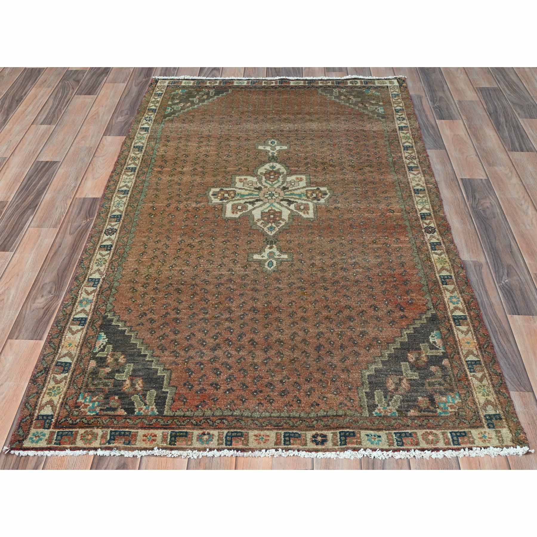 Overdyed-Vintage-Hand-Knotted-Rug-409620