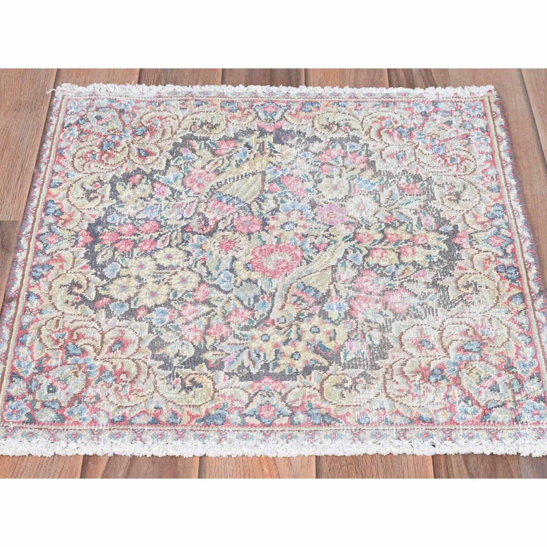 Overdyed-Vintage-Hand-Knotted-Rug-409745